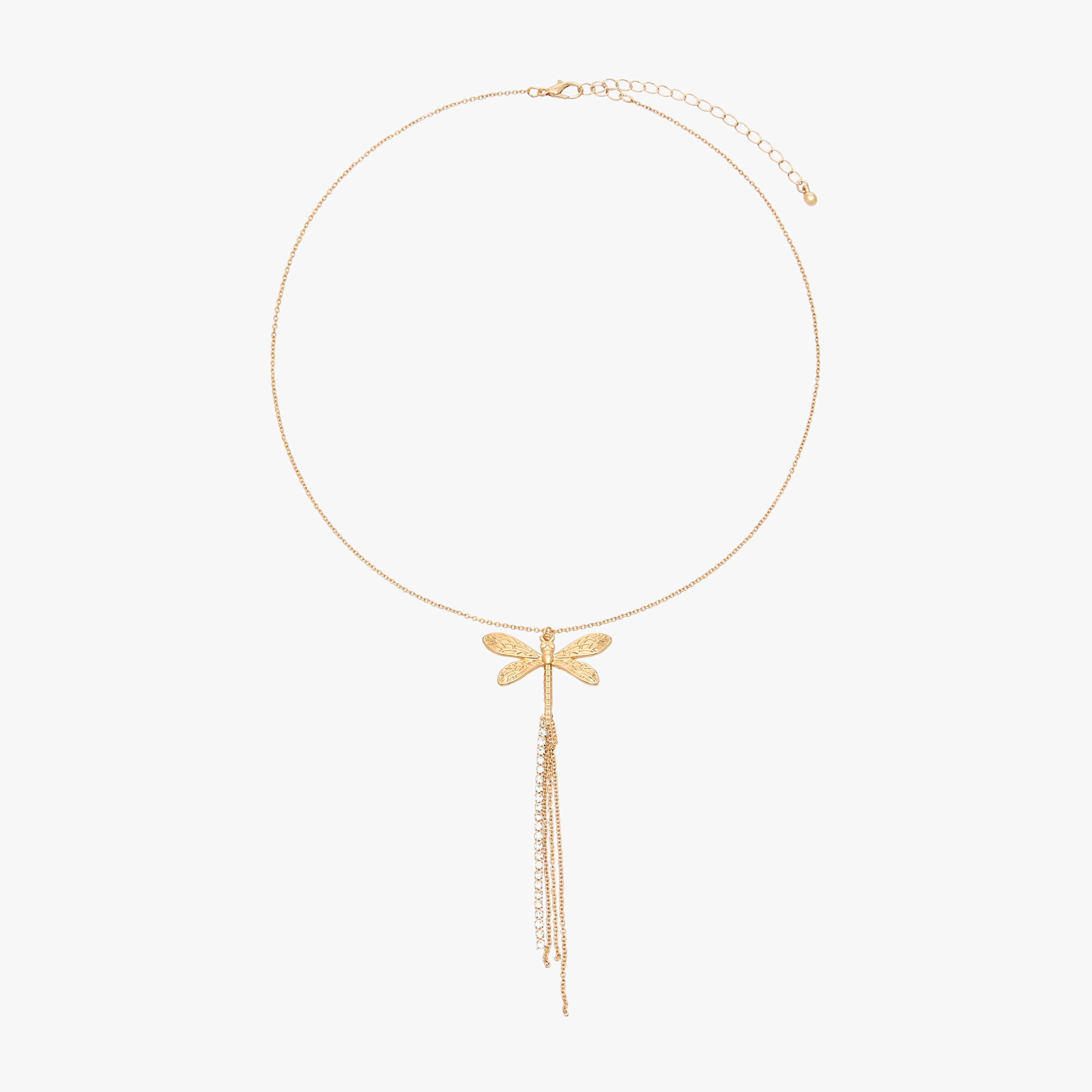 طقم من 3 - قلادة طبقات بدلاية فراشة ومشبك إغلاق-women-watchesandjewellery-jewellery-necklacesandpendants-image-4