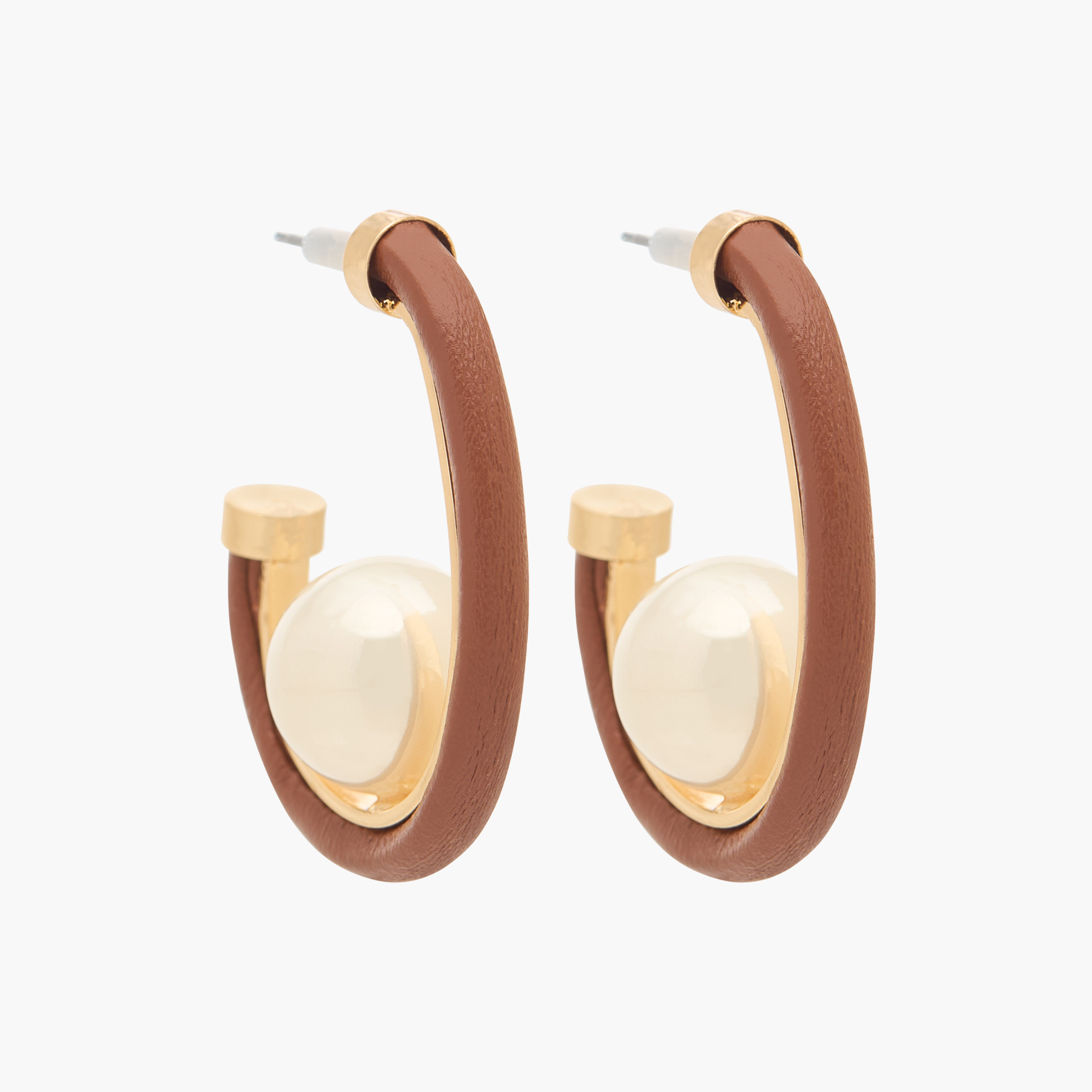 حلق مزين بمكبس إغلاق خلفي-women-watchesandjewellery-jewellery-earrings-image-1