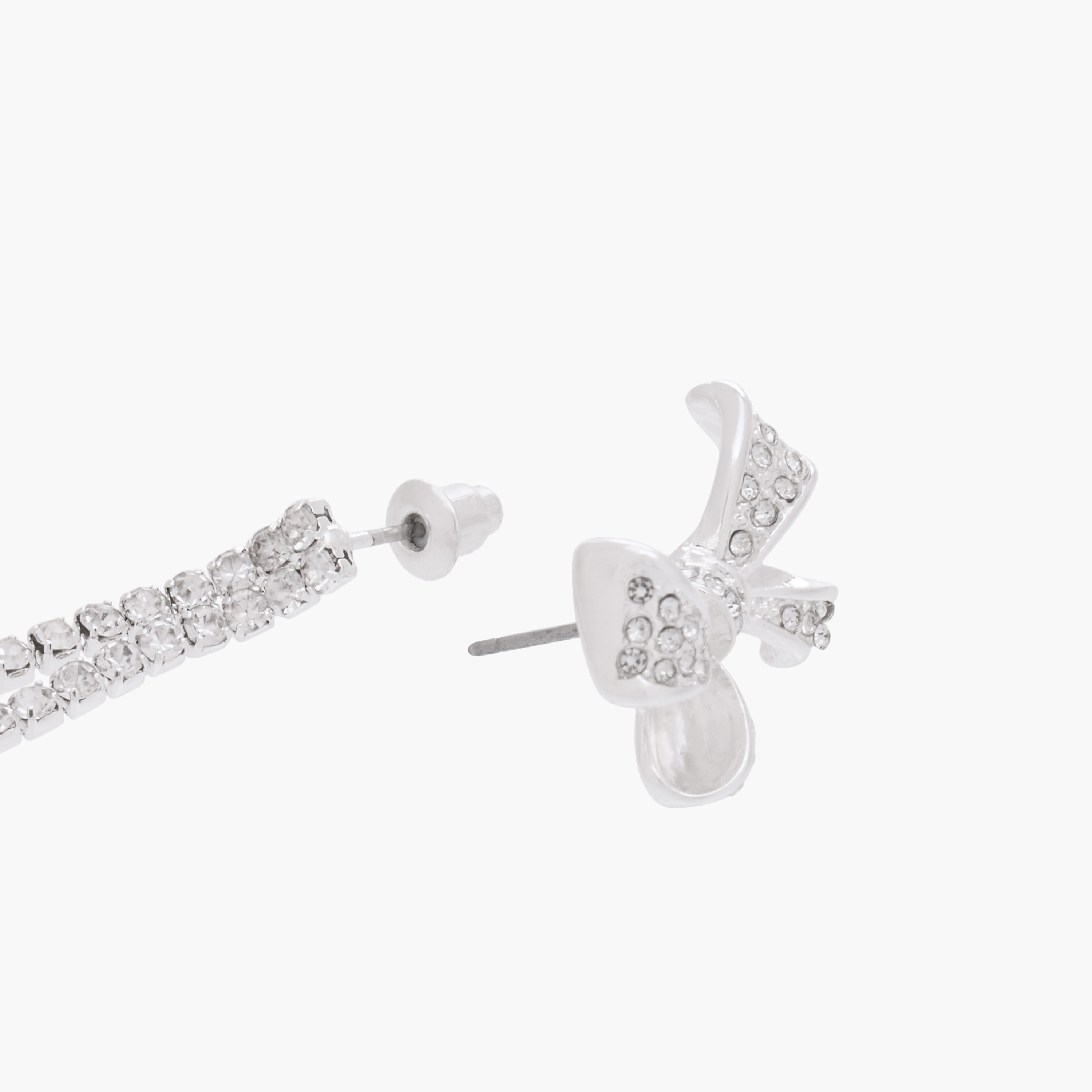 Pack of 2 Rhinestone Embellished Earrings with Pushback Closure-women-watchesandjewellery-jewellery-earrings-image-5