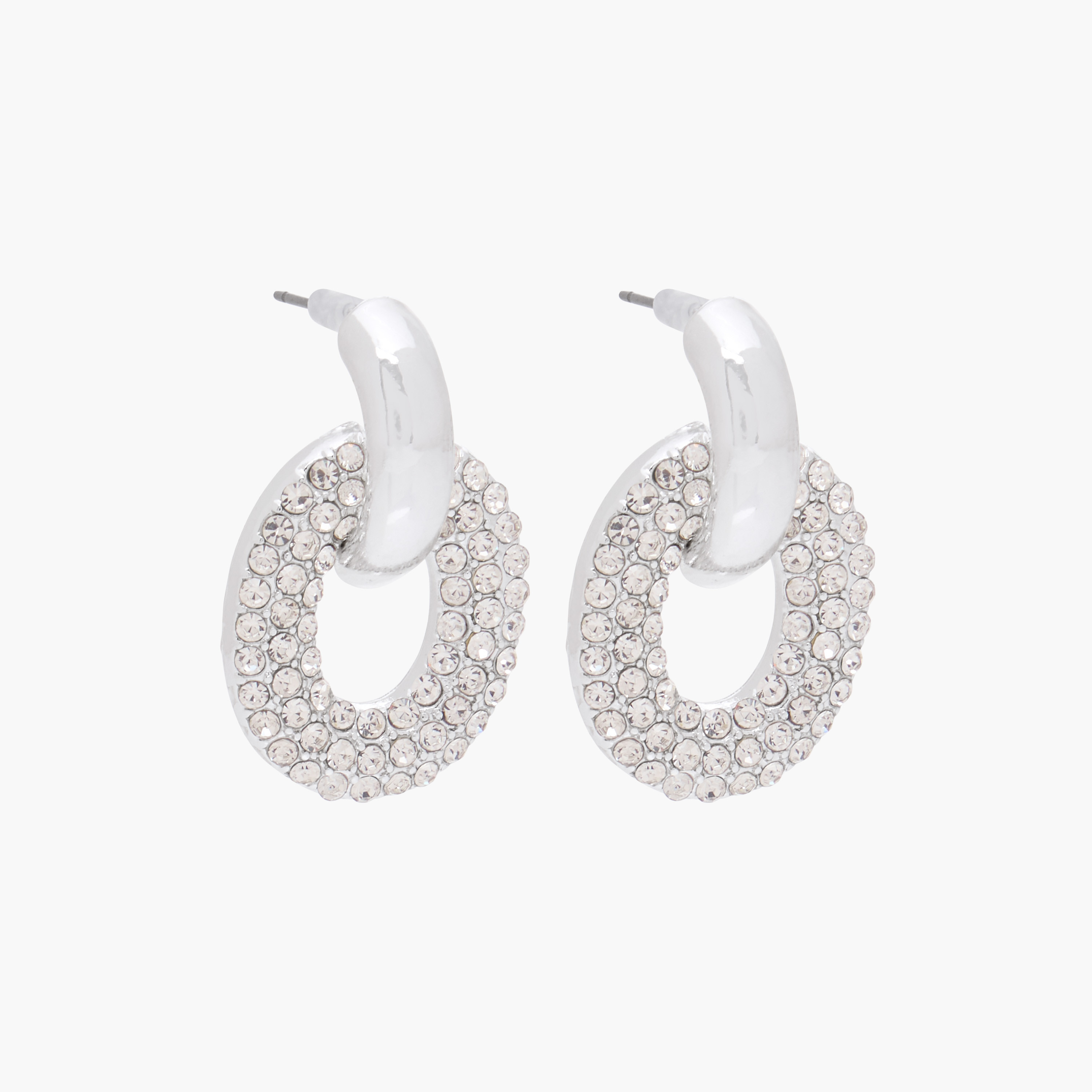 حلق مزين بمكبس إغلاق خلفي-women-watchesandjewellery-jewellery-earrings-image-3
