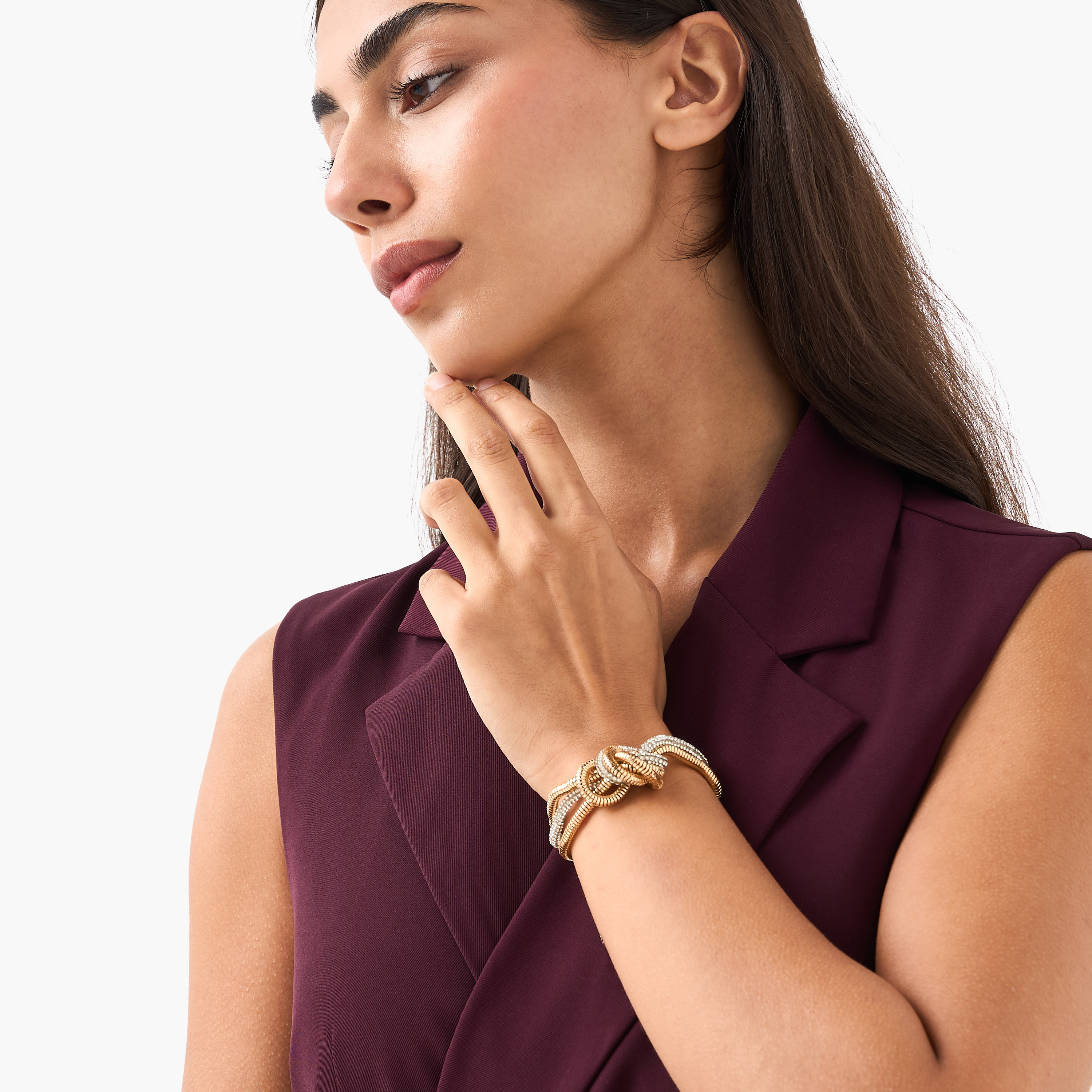 سوار مزين بعقدة-women-watchesandjewellery-jewellery-banglesandbracelets-image-2