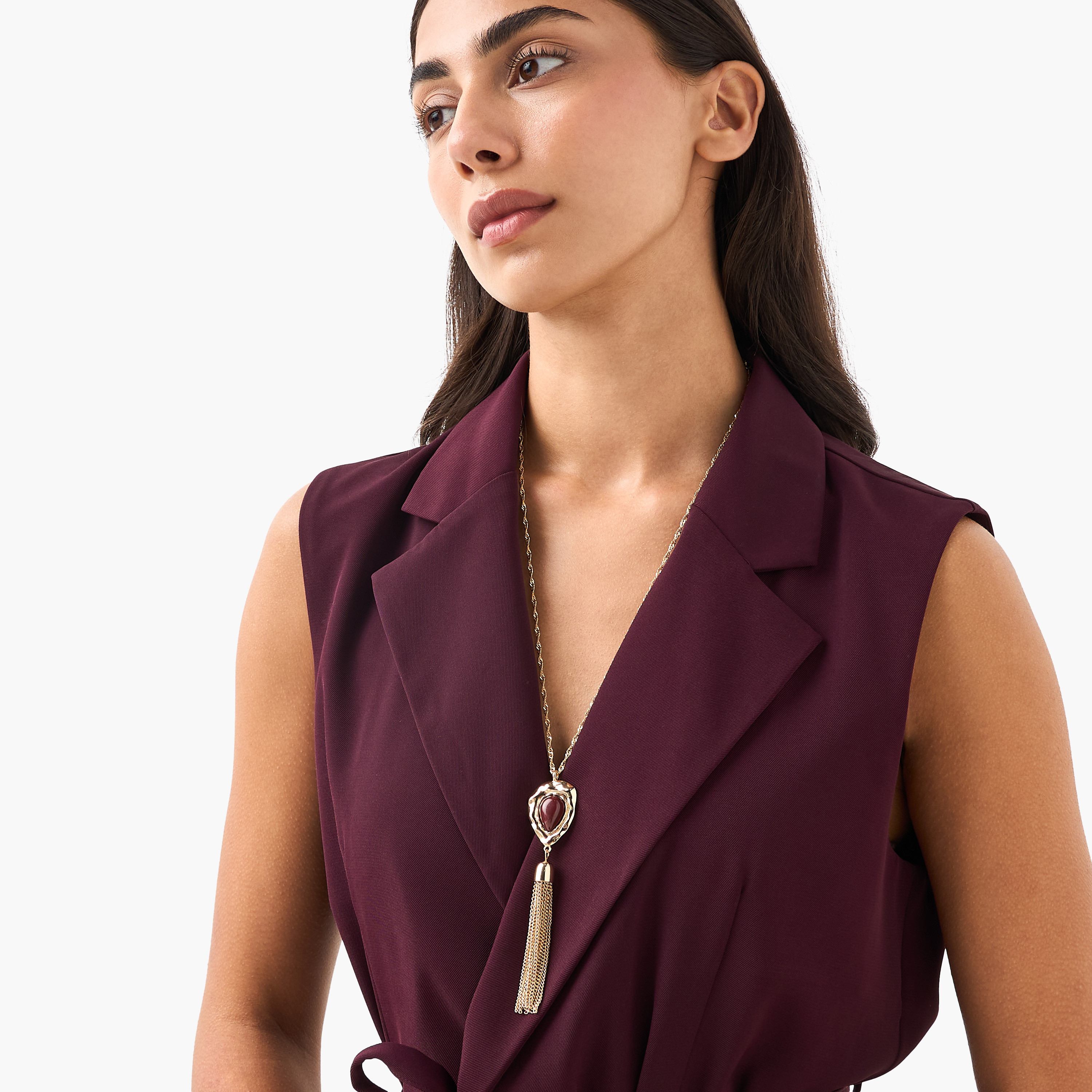عقد بدلاية قطرة راتنج-women-watchesandjewellery-jewellery-necklacesandpendants-image-2