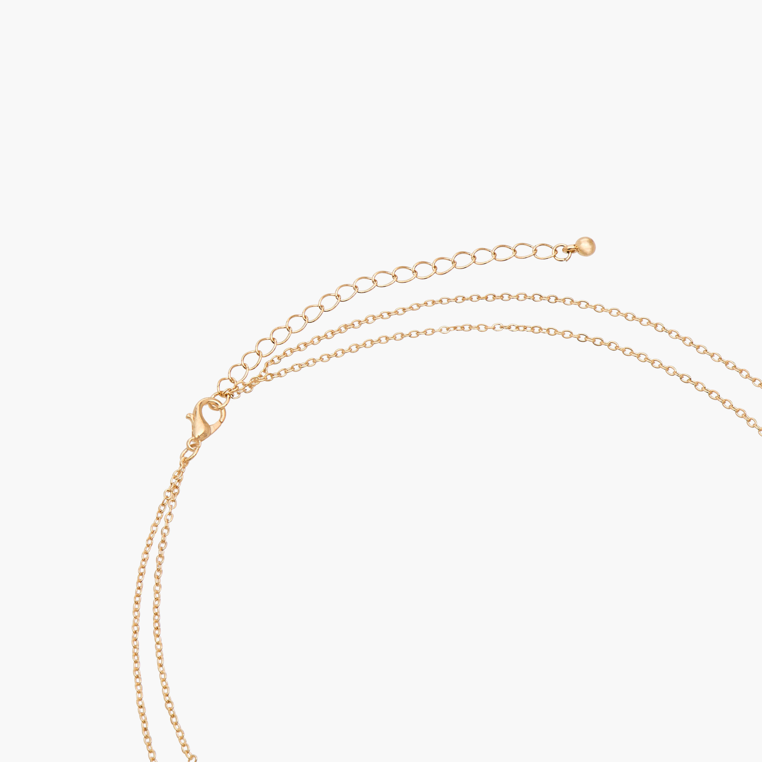 Gloo Metal Layered Pendant Necklace-women-watchesandjewellery-jewellery-necklacesandpendants-image-4