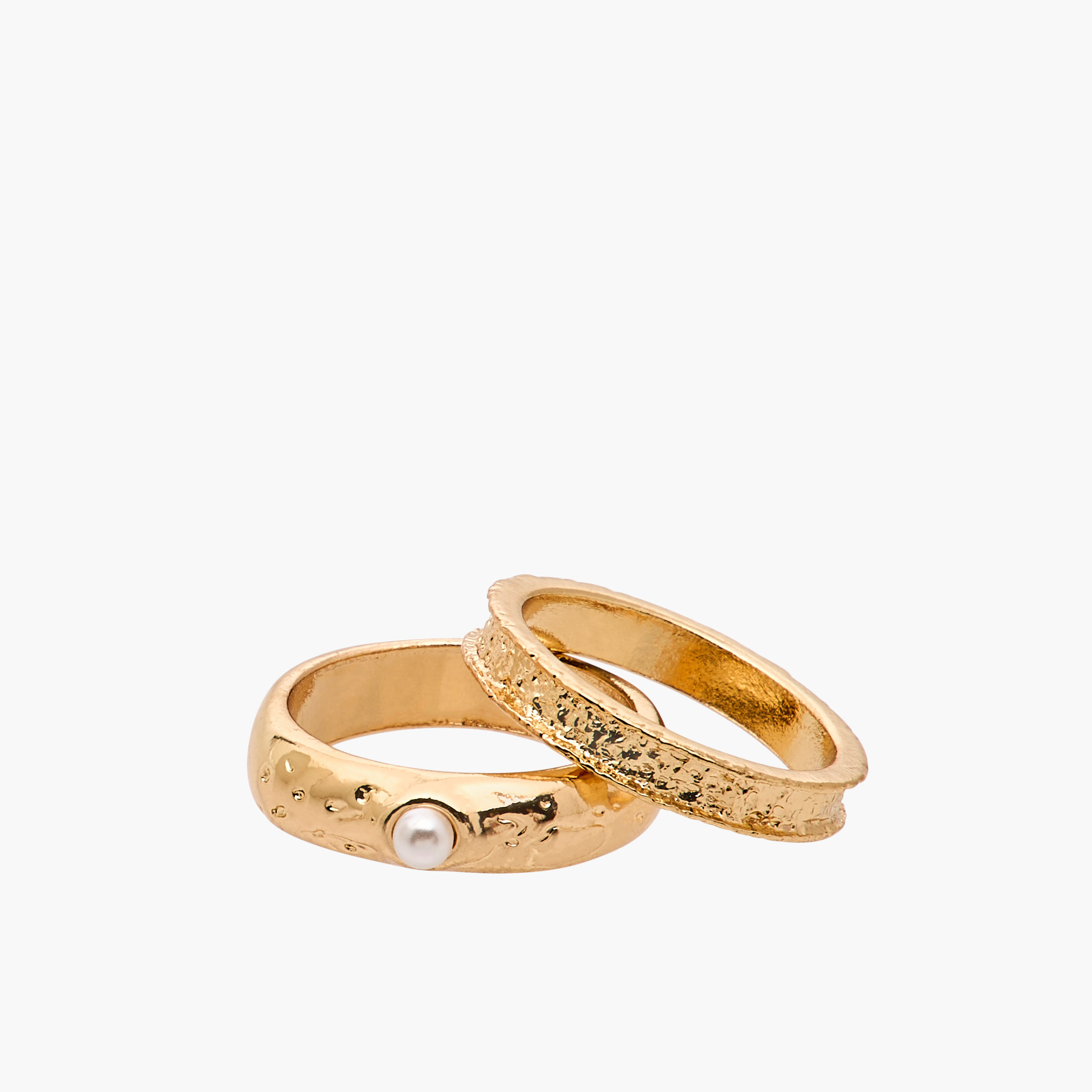 Gloo Pack of 8 Metallic Rings-women-watchesandjewellery-jewellery-rings-image-5