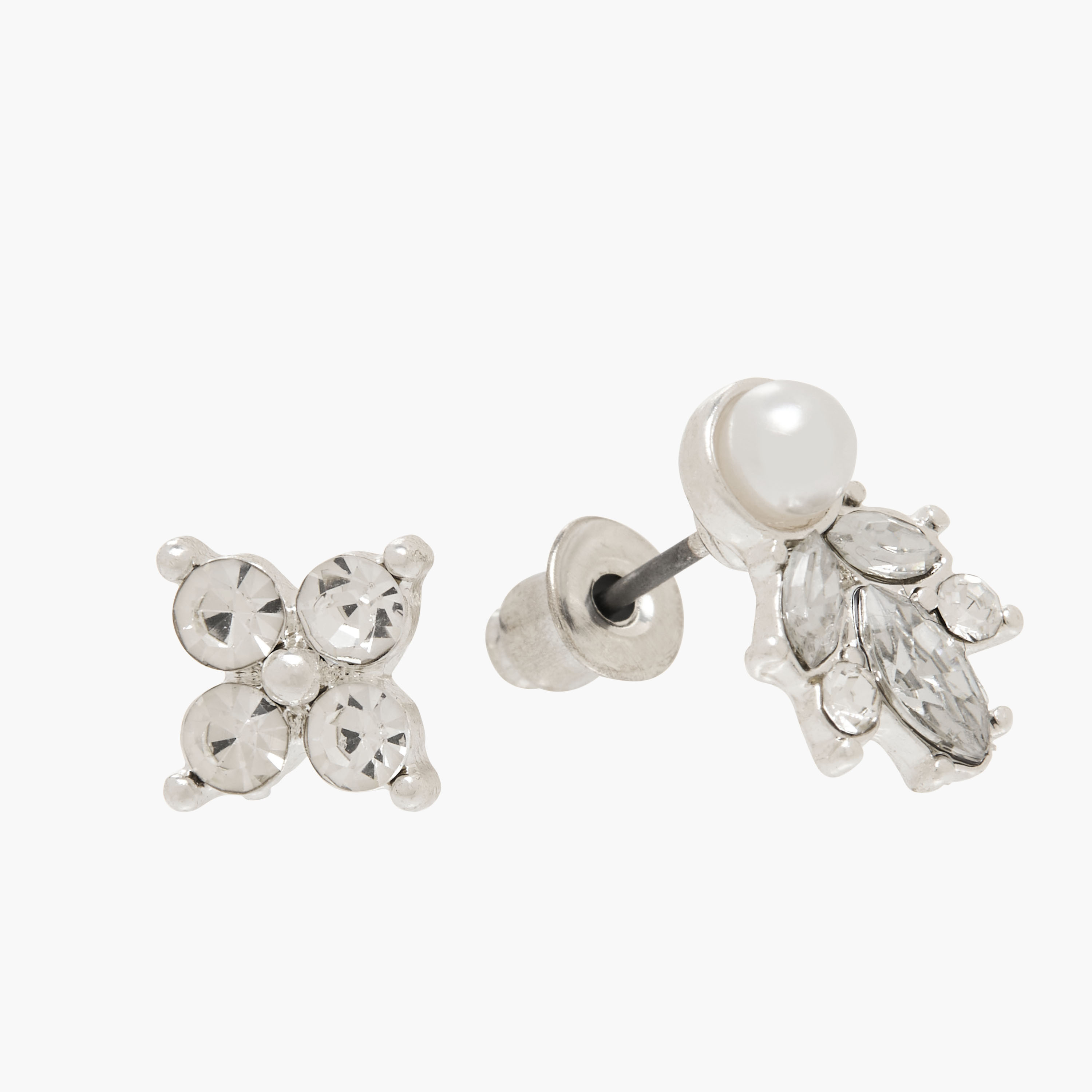 حلقان ميتاليك بمكبس إغلاق خلفي من جلو - طقم 9 أزواج-women-watchesandjewellery-jewellery-earrings-image-4