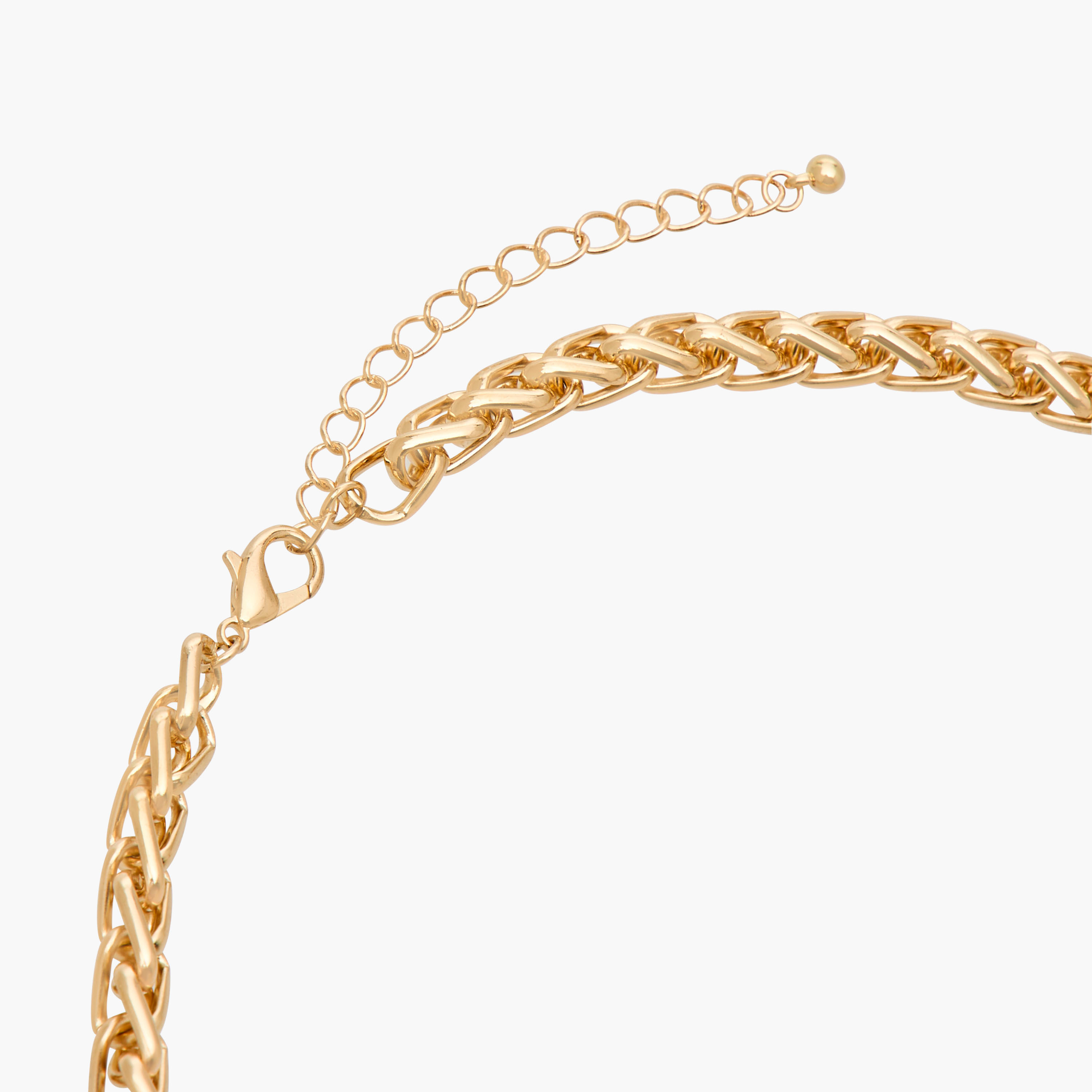 Gloo Metal Chain Necklace-women-watchesandjewellery-jewellery-necklacesandpendants-image-3