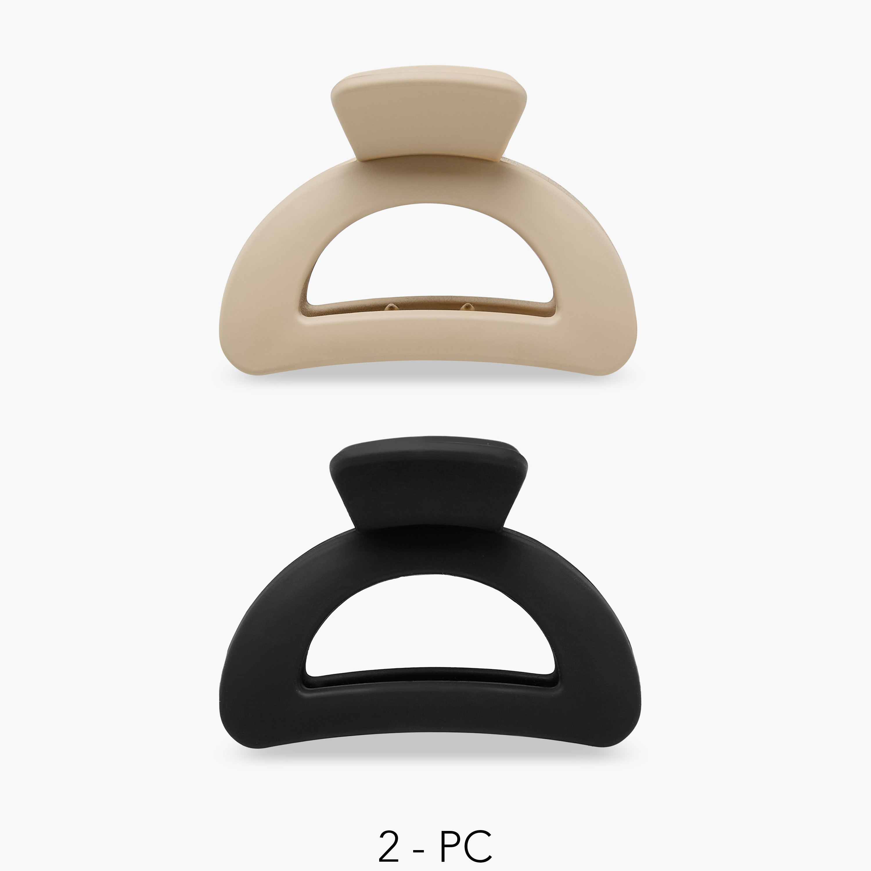 Gloo Pack of 2 Shell Shaped Hair Clamps-women-hairaccessories-clamps-image-1
