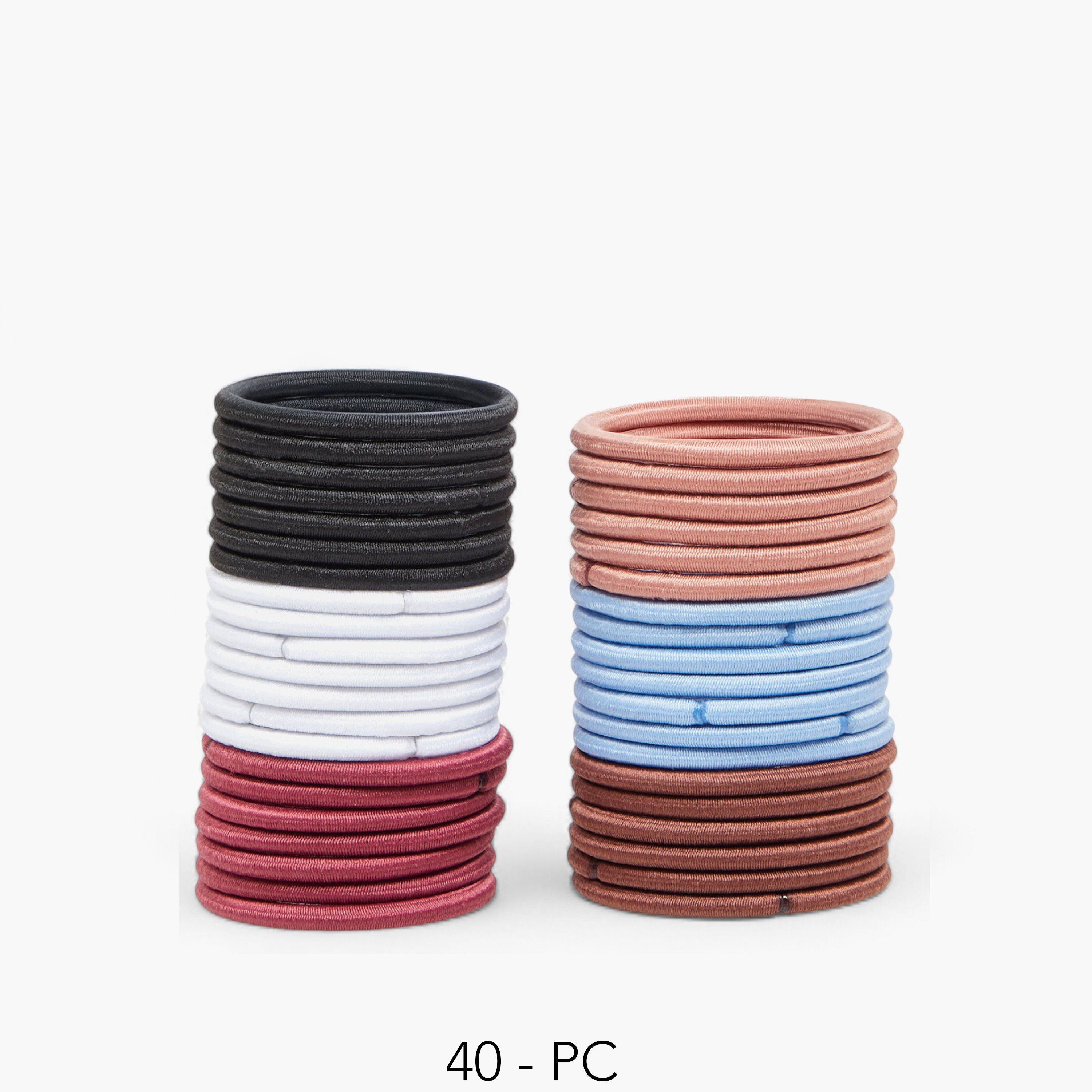 Gloo Pack of 40 Hair Tie-women-hairaccessories-bands-image-1