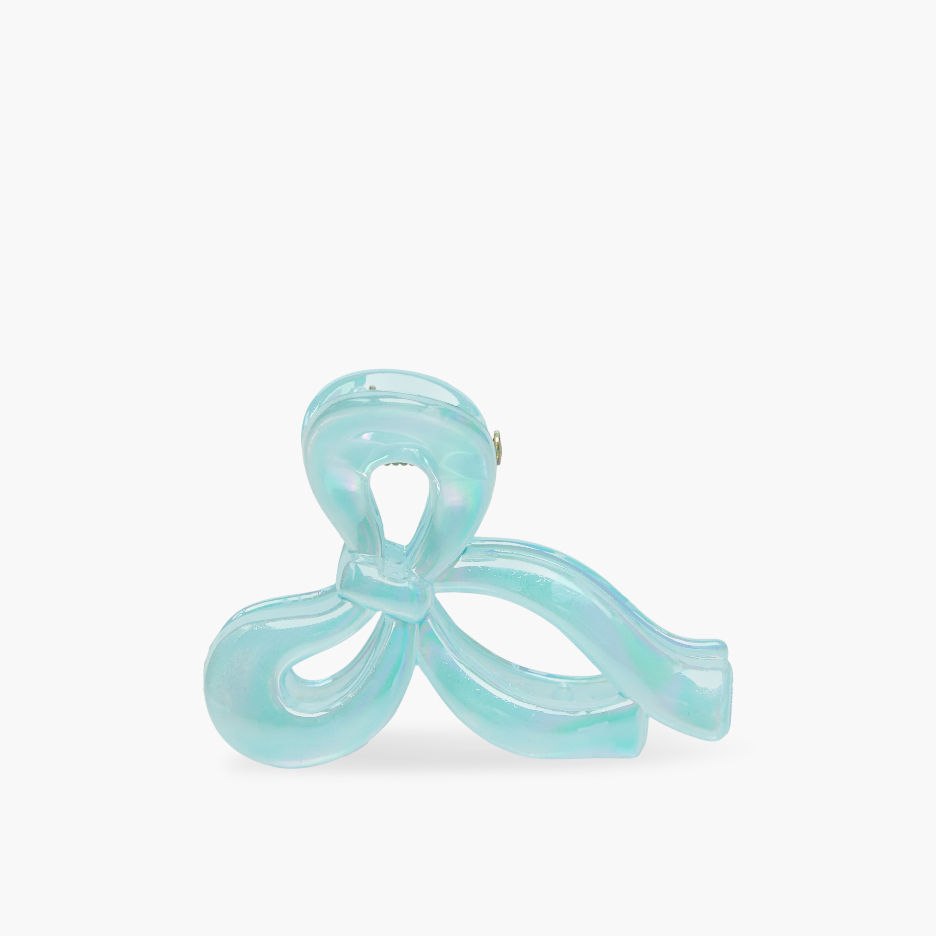 Gloo Pack of 6 Bow Shaped Iridescent Hair Clamp-women-hairaccessories-clamps-image-2