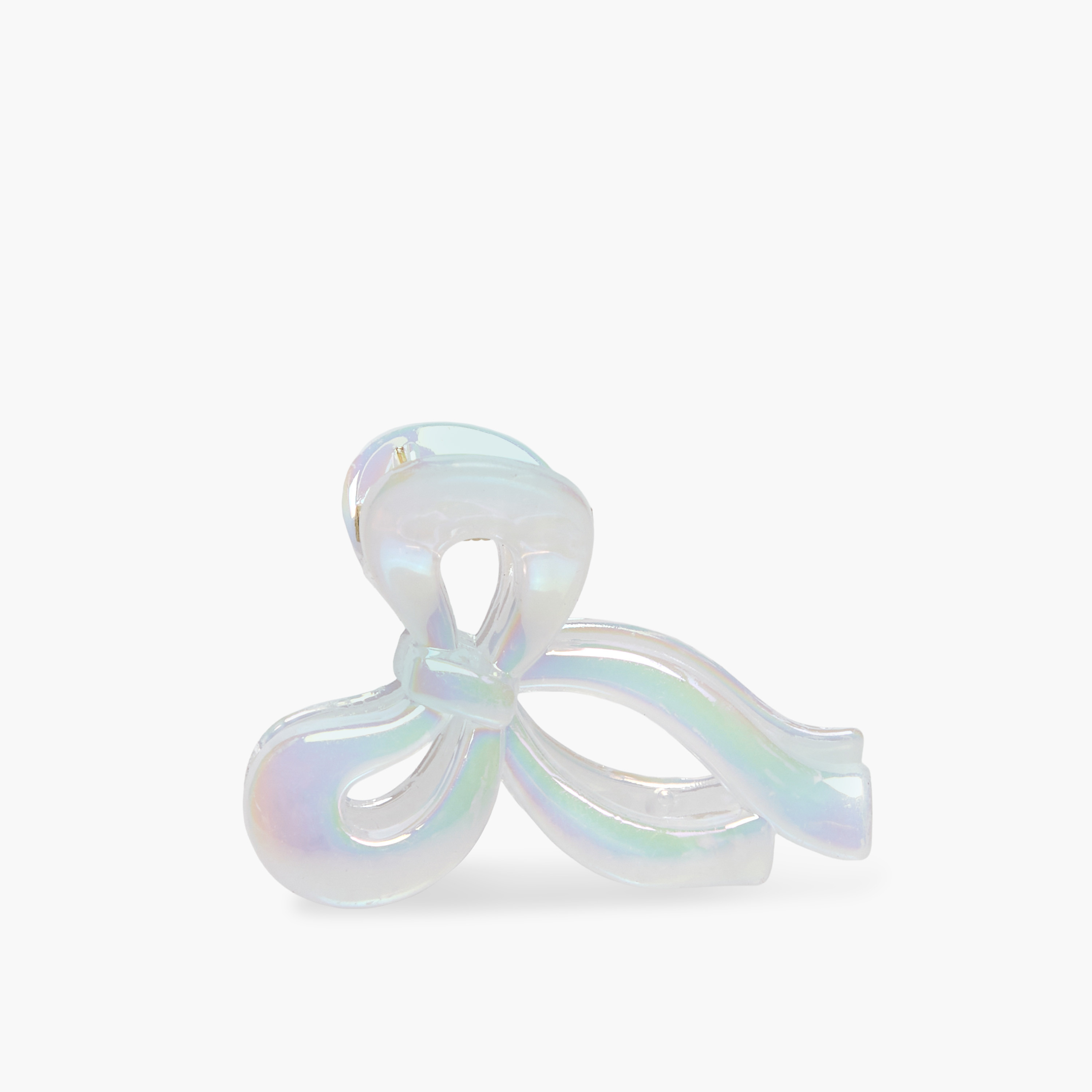 Gloo Pack of 6 Bow Shaped Iridescent Hair Clamp-women-hairaccessories-clamps-image-4