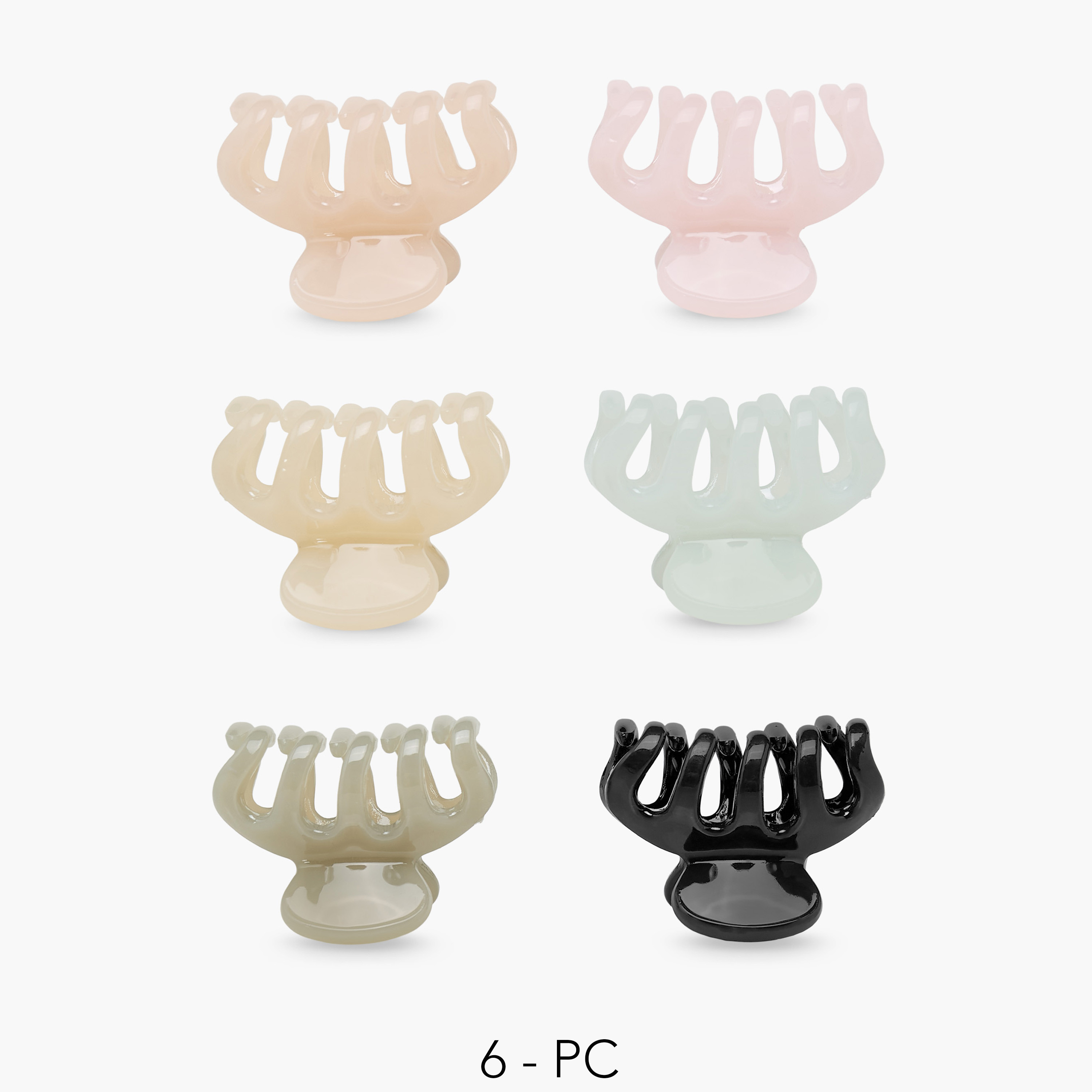 Gloo Pack of 6 Hair Clamps-women-hairaccessories-clamps-image-1
