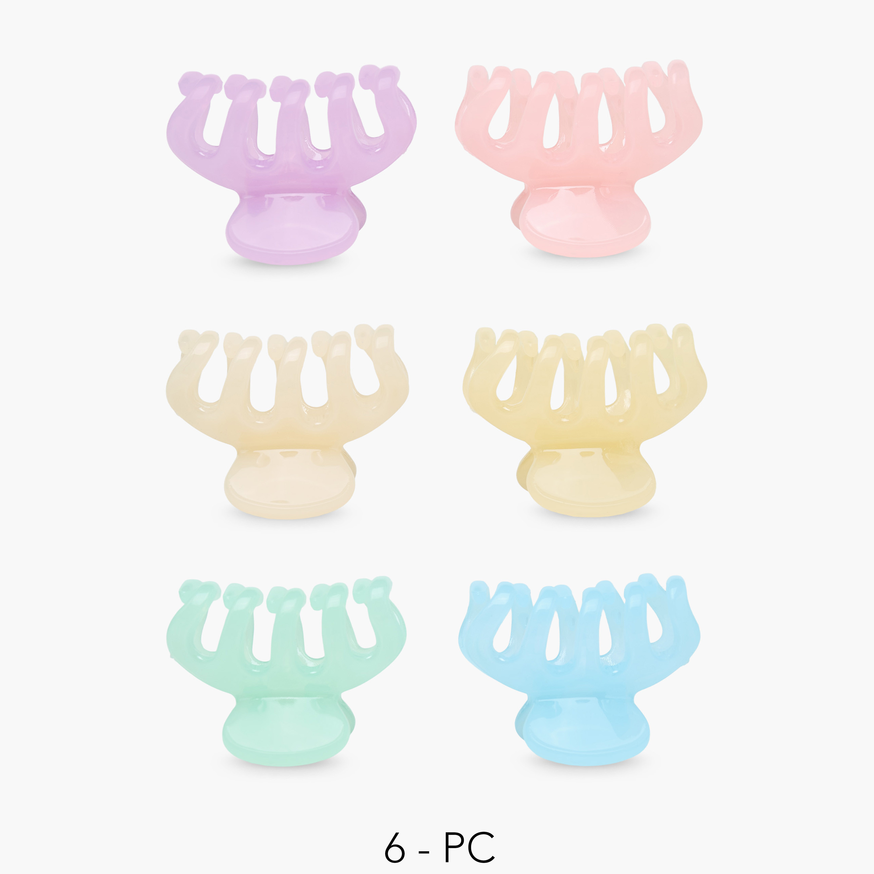 Gloo Pack of 6 Hair Clamps-women-hairaccessories-clamps-image-1