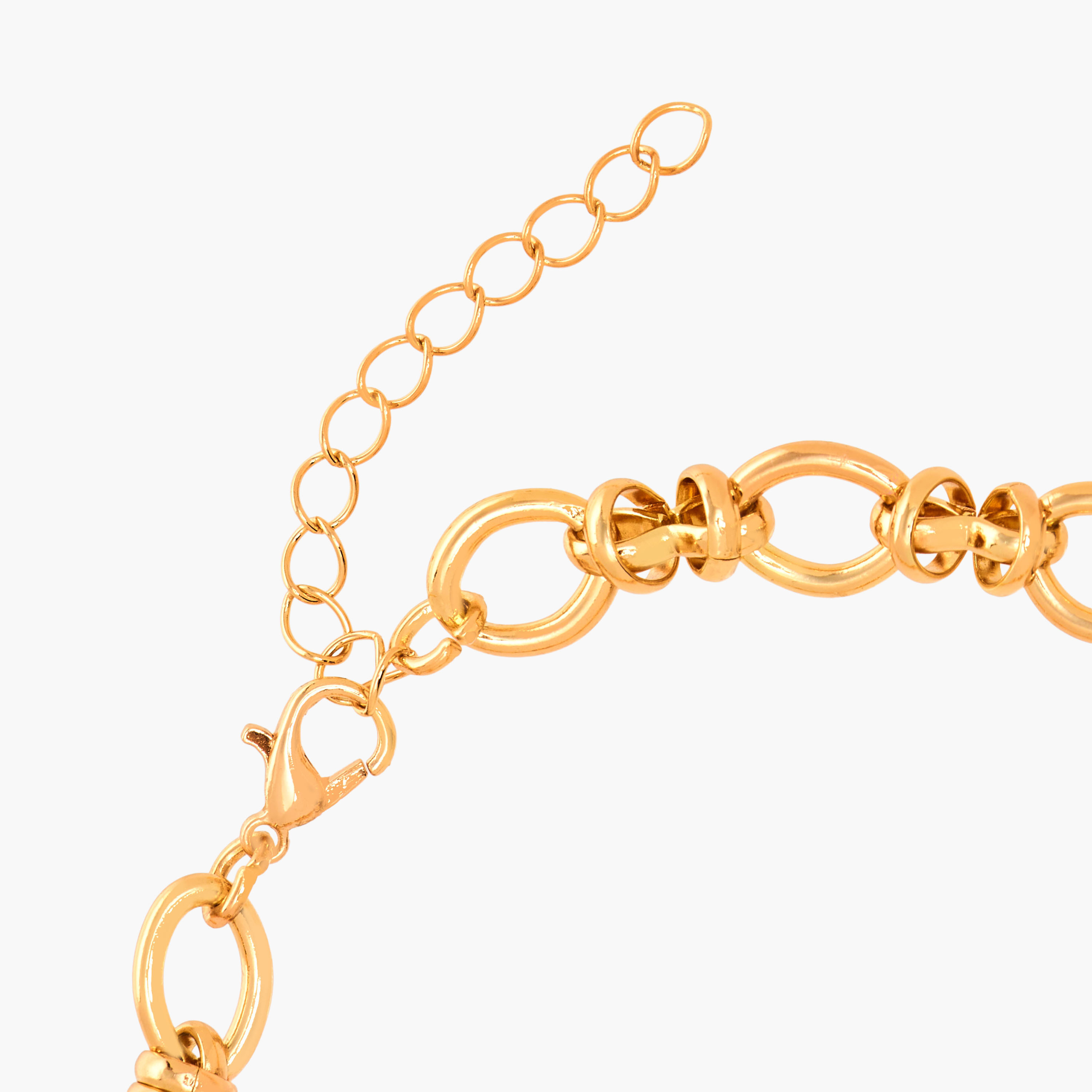 Gold Tone Vintage Charm Detail Bracelet-women-watchesandjewellery-jewellery-banglesandbracelets-image-4