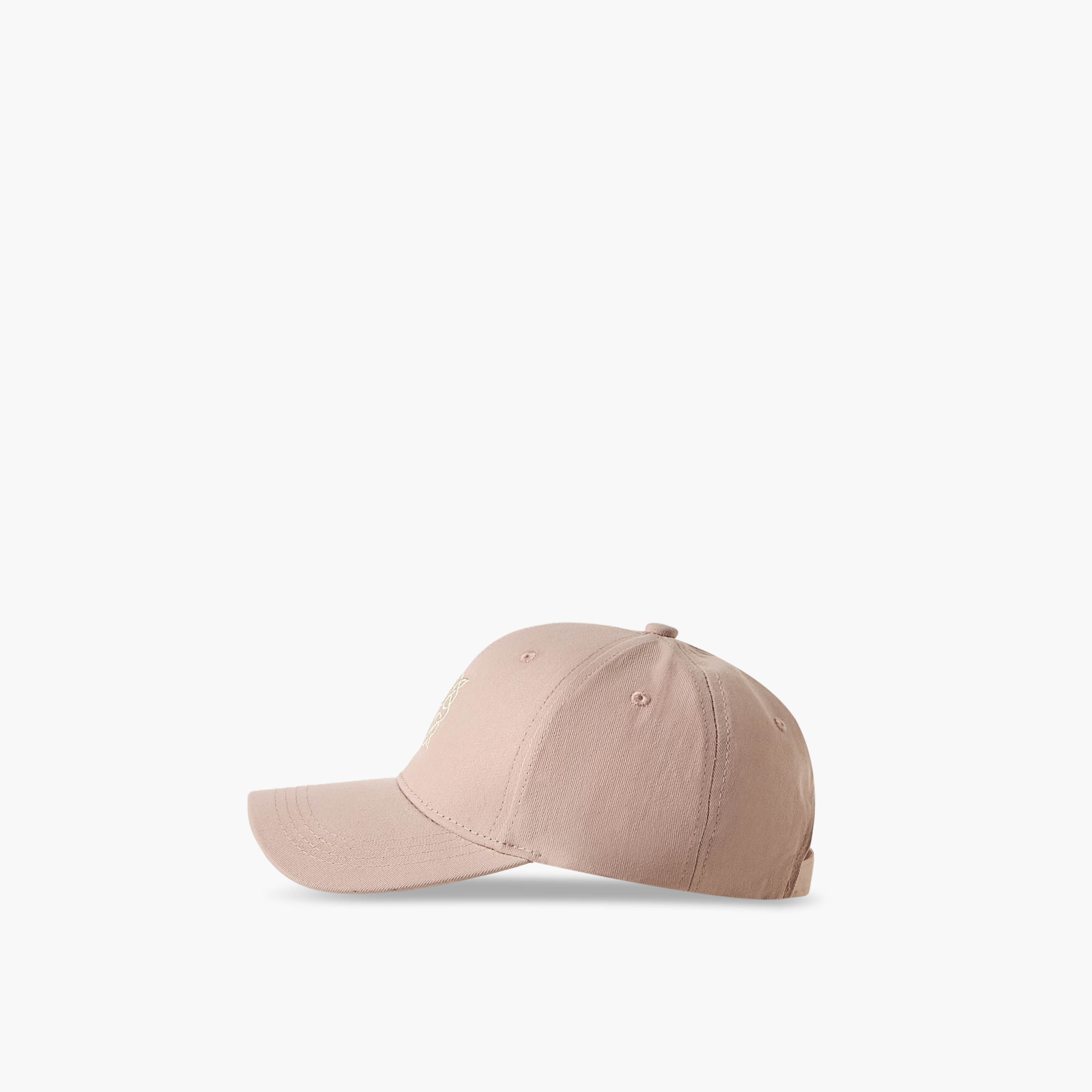 Embroidered Cap with Buckled Strap Closure-women-clothingaccessories-capsandhats-image-4