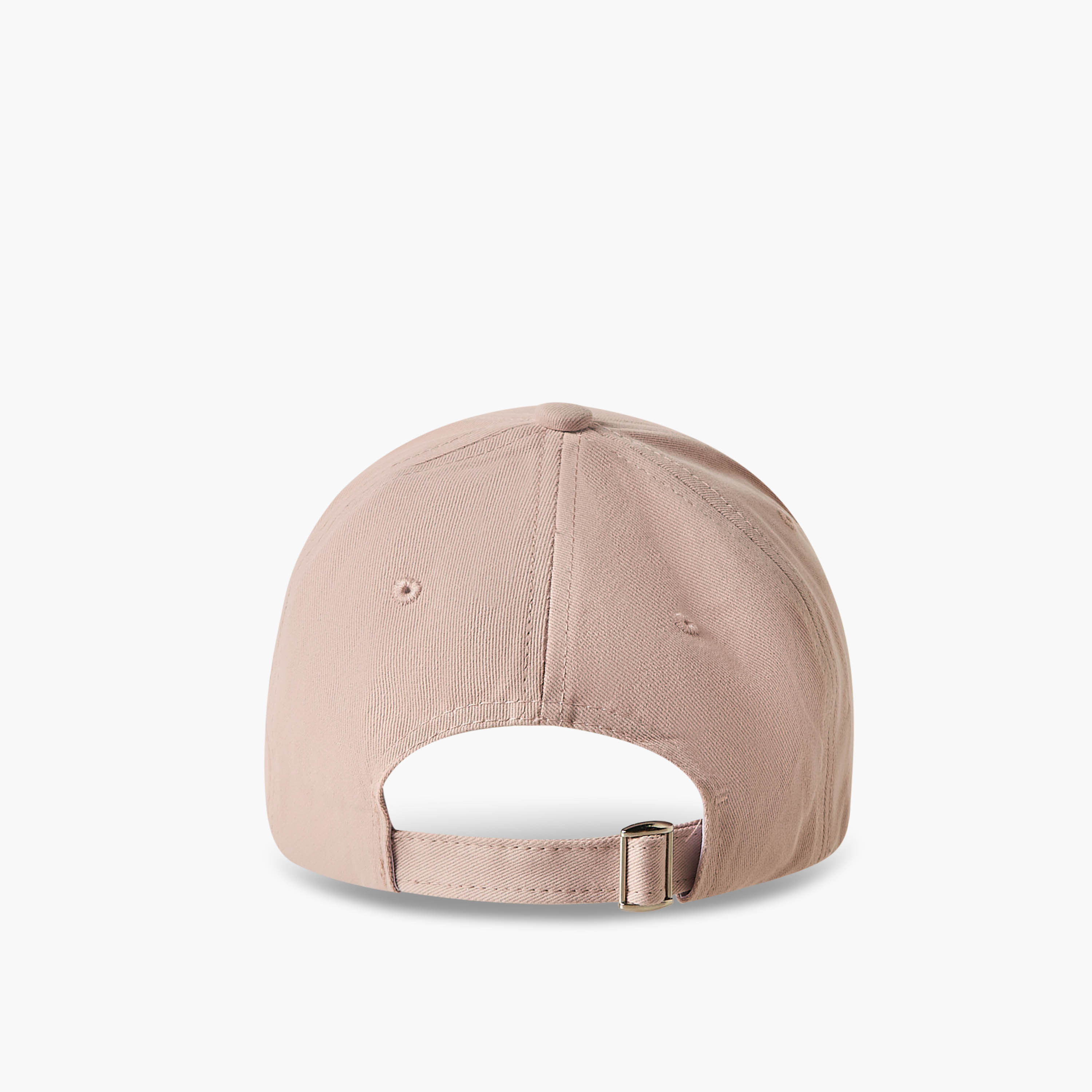 Embroidered Cap with Buckled Strap Closure-women-clothingaccessories-capsandhats-image-5