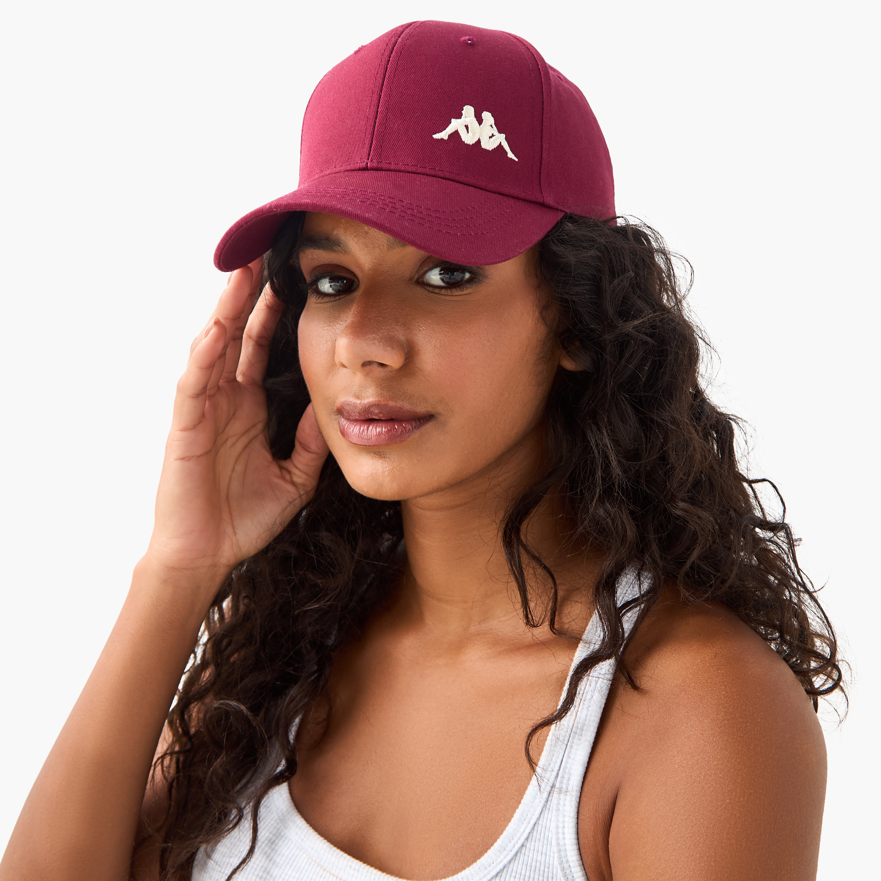 Kappa Baseball Style Cap with Buckled Strap Closure-women-clothingaccessories-capsandhats-image-2