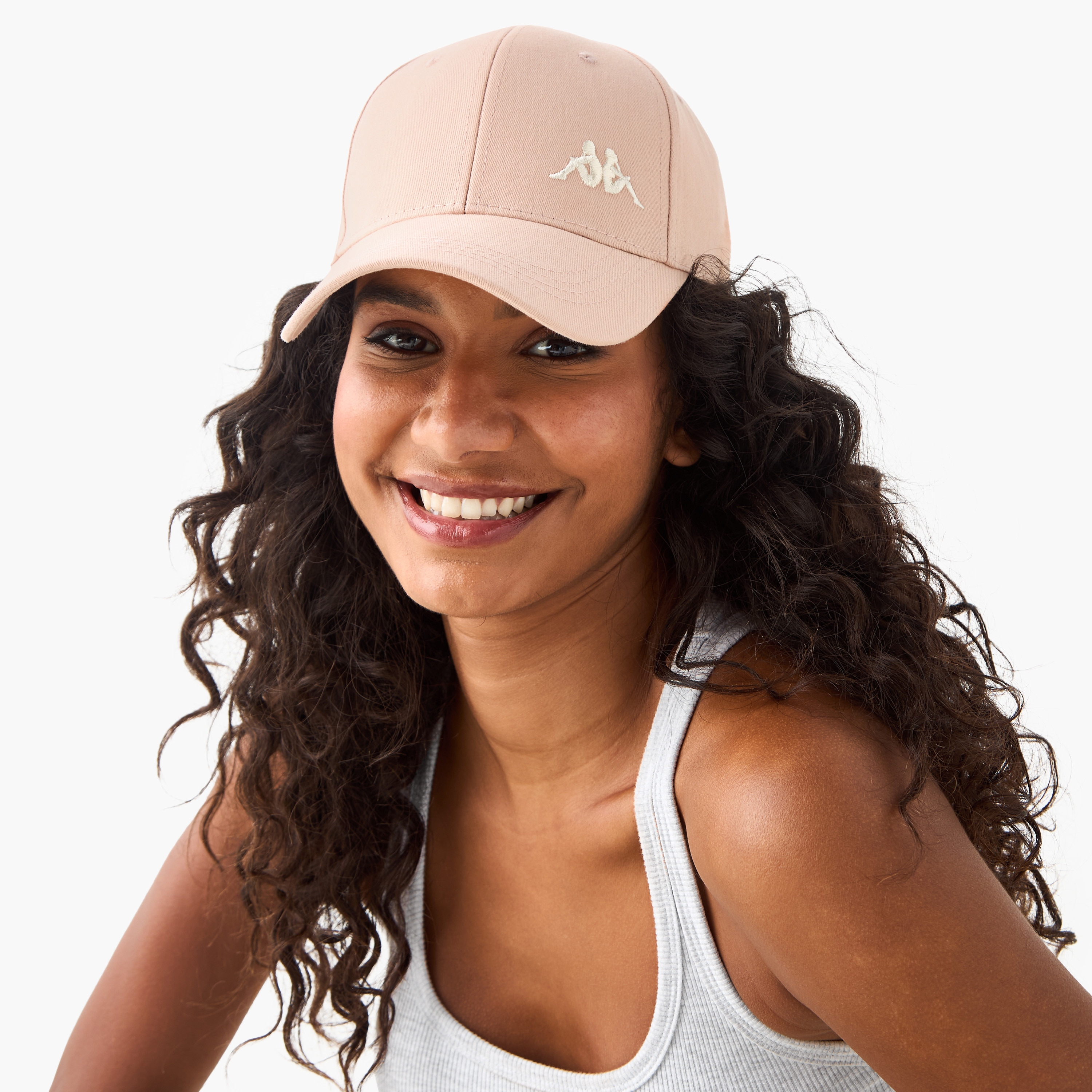 Kappa Baseball Style Cap with Buckled Strap Closure-women-clothingaccessories-capsandhats-image-2