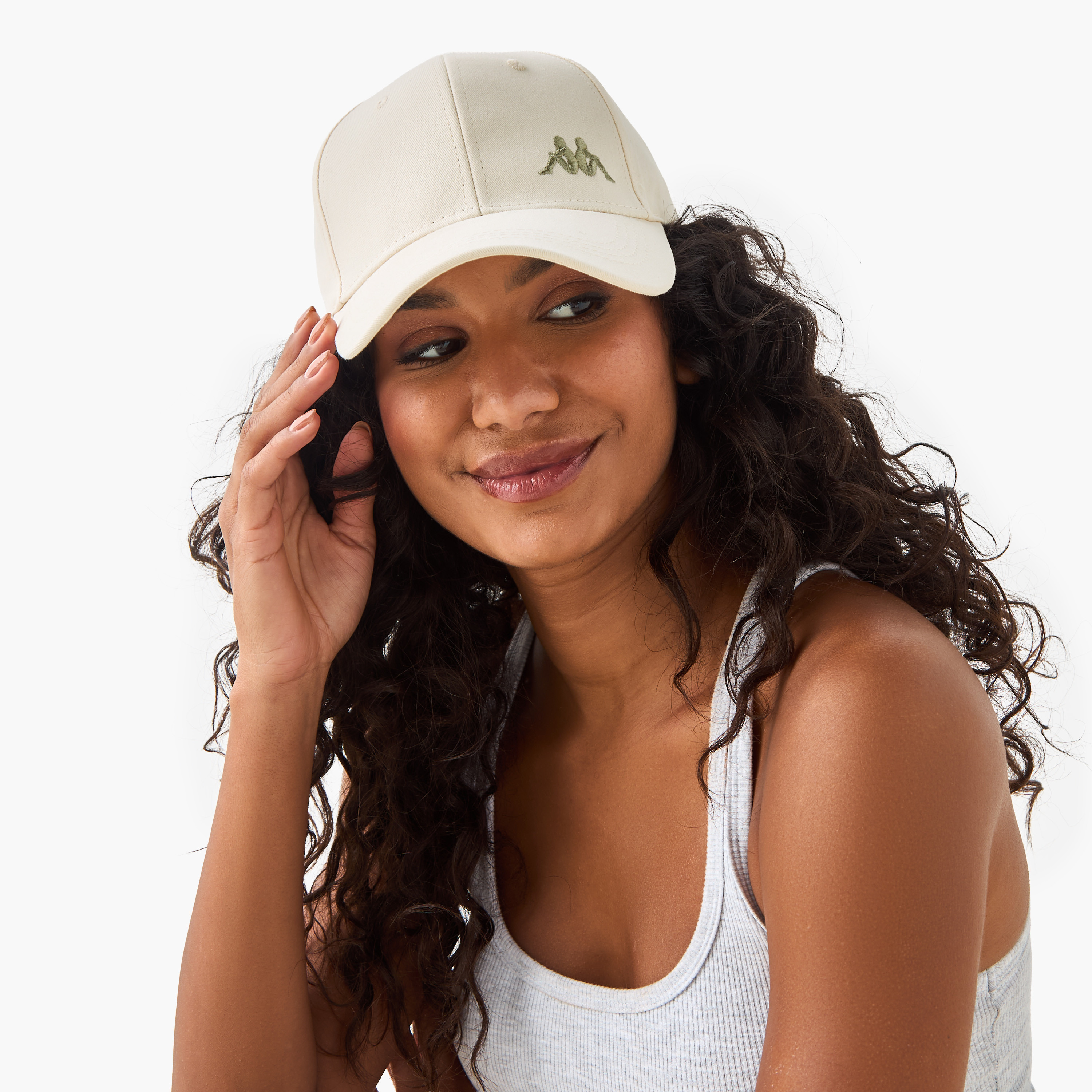 كاب بيسبول بحزام إغلاق بإبزيم من كابا-women-clothingaccessories-capsandhats-image-8