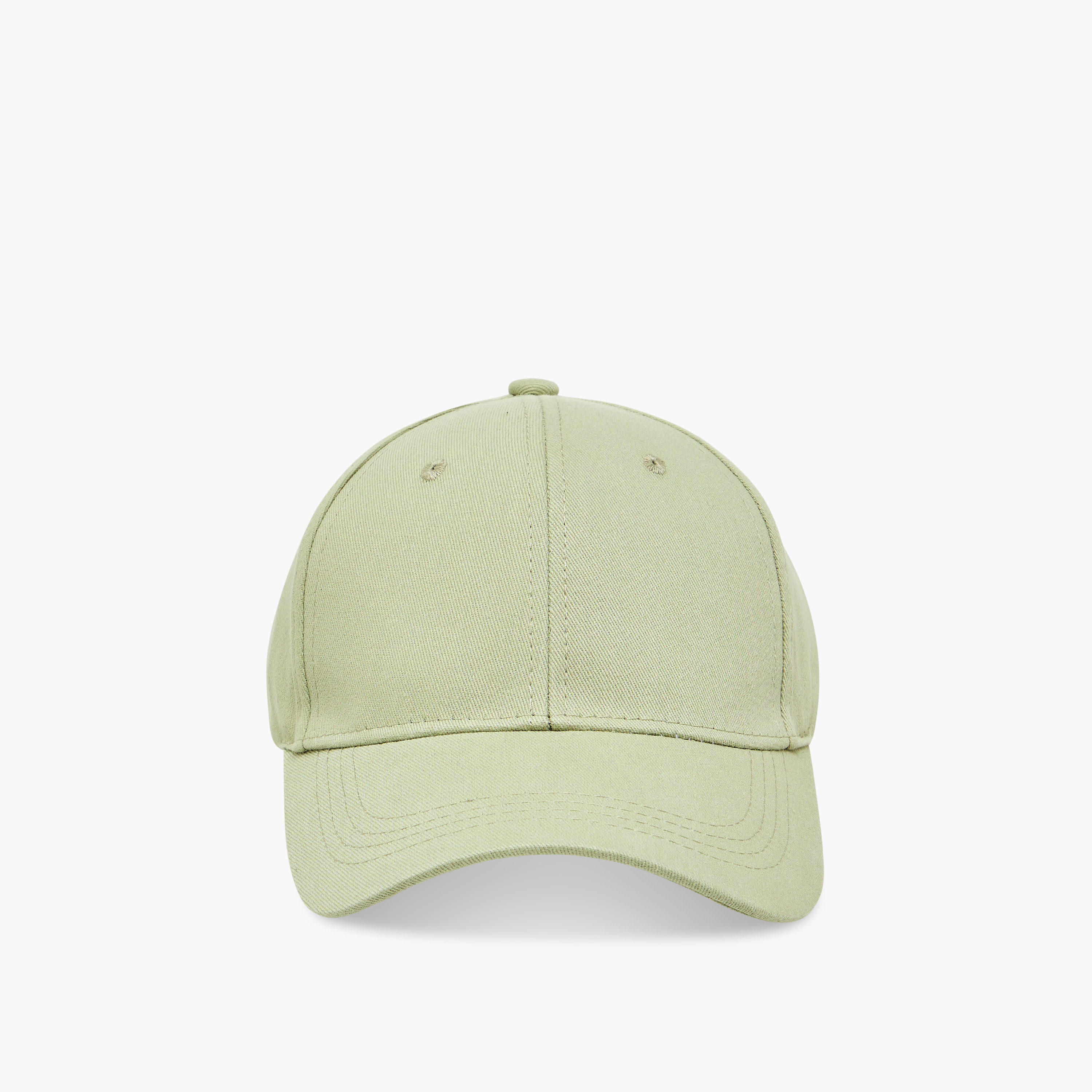 Baseball Style Cap with Buckled Strap Closure-women-clothingaccessories-capsandhats-image-1