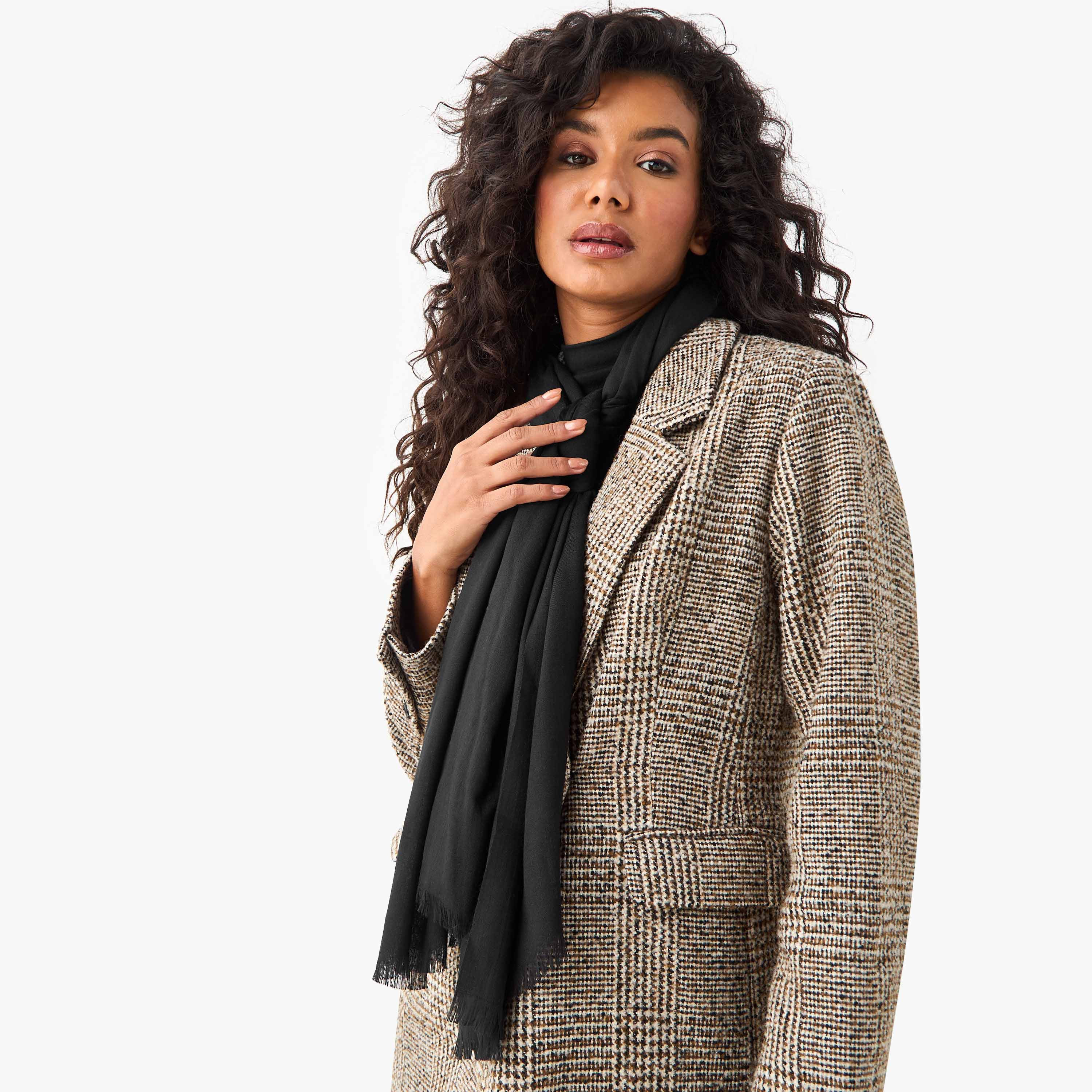 Scarf with Fringe Detail-women-winterwear-scarves-image-2