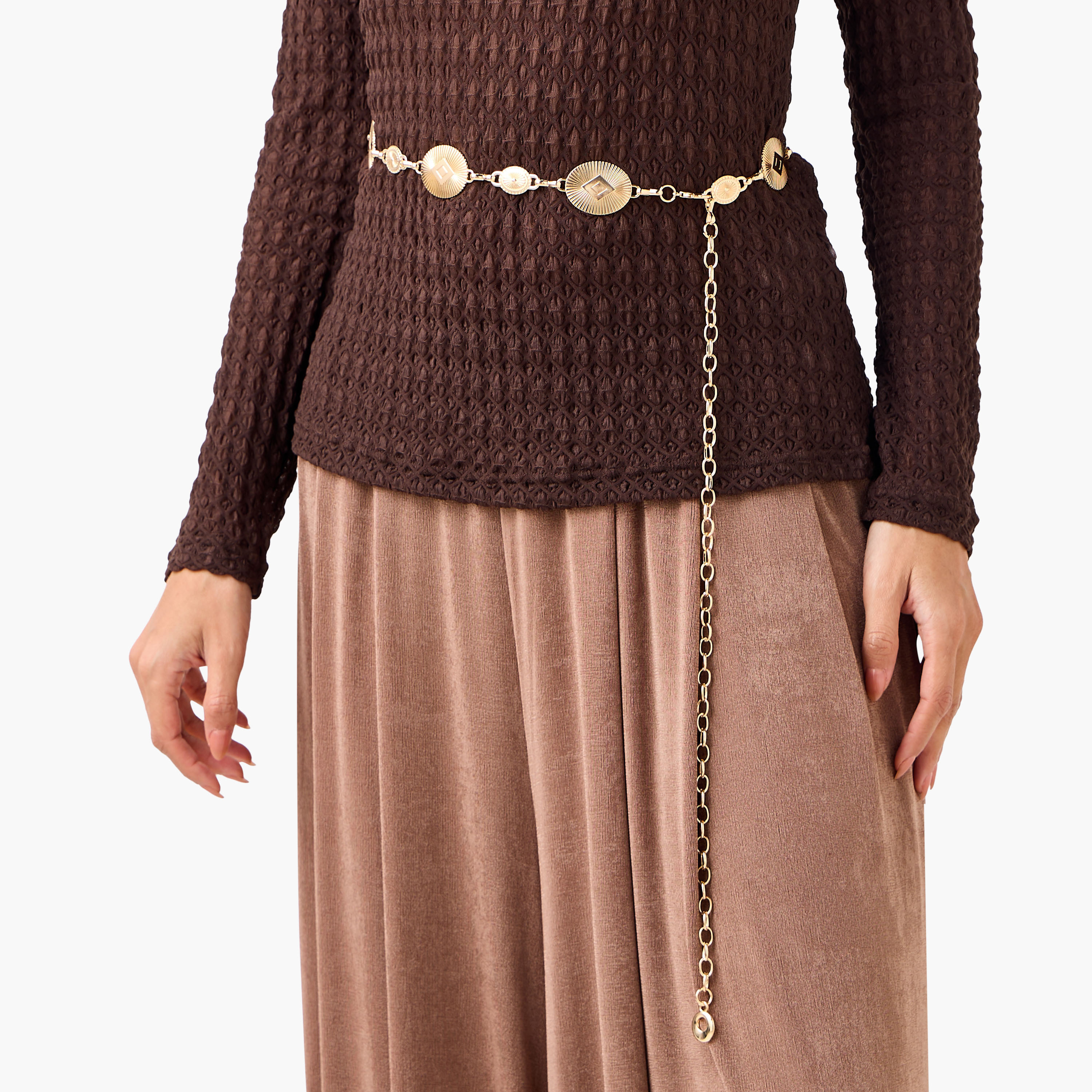 حزام خصر معدني بزينة ديسك بوهو-women-clothingaccessories-belts-image-3