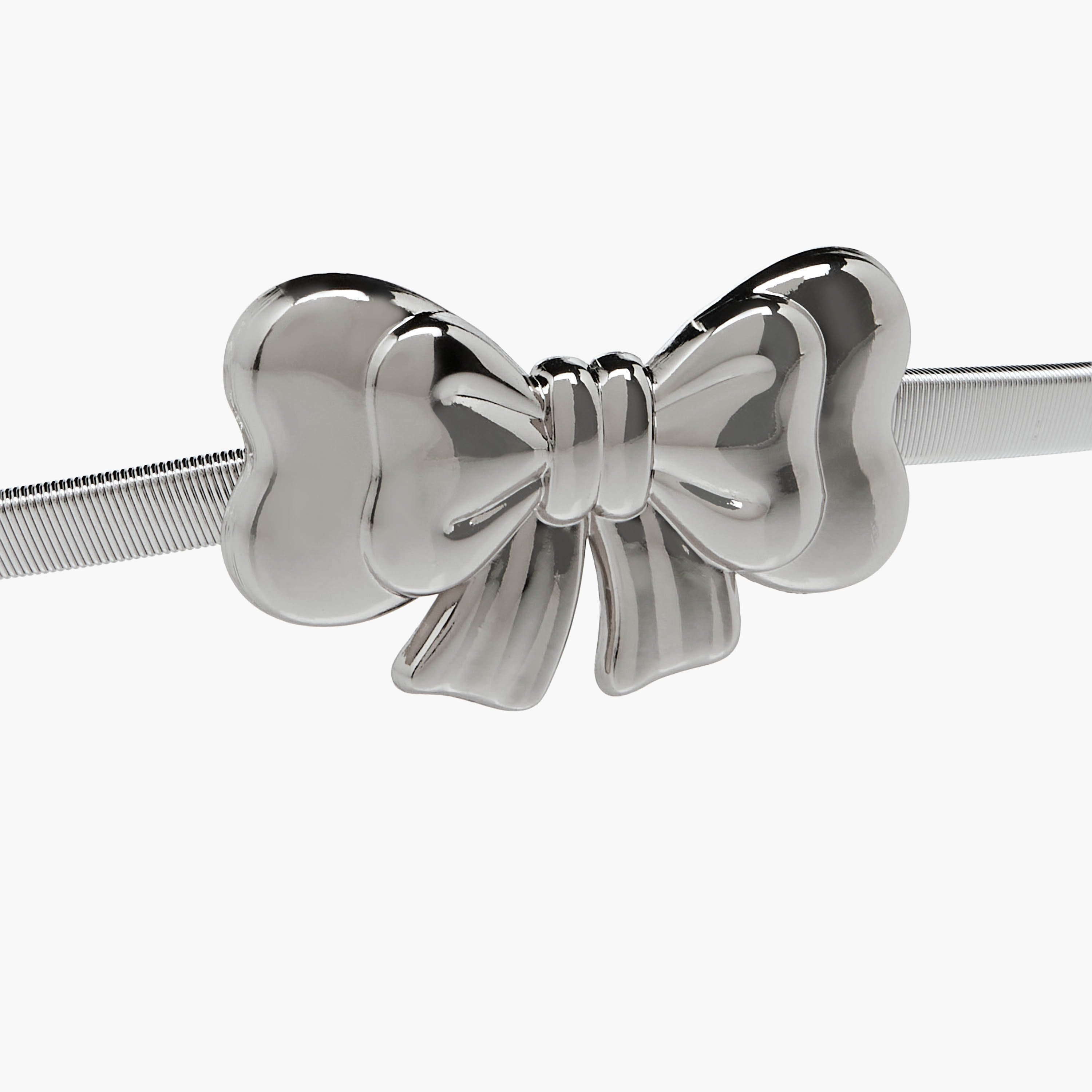 Metal Stretchable Belt with Bow Trim-women-clothingaccessories-belts-image-3