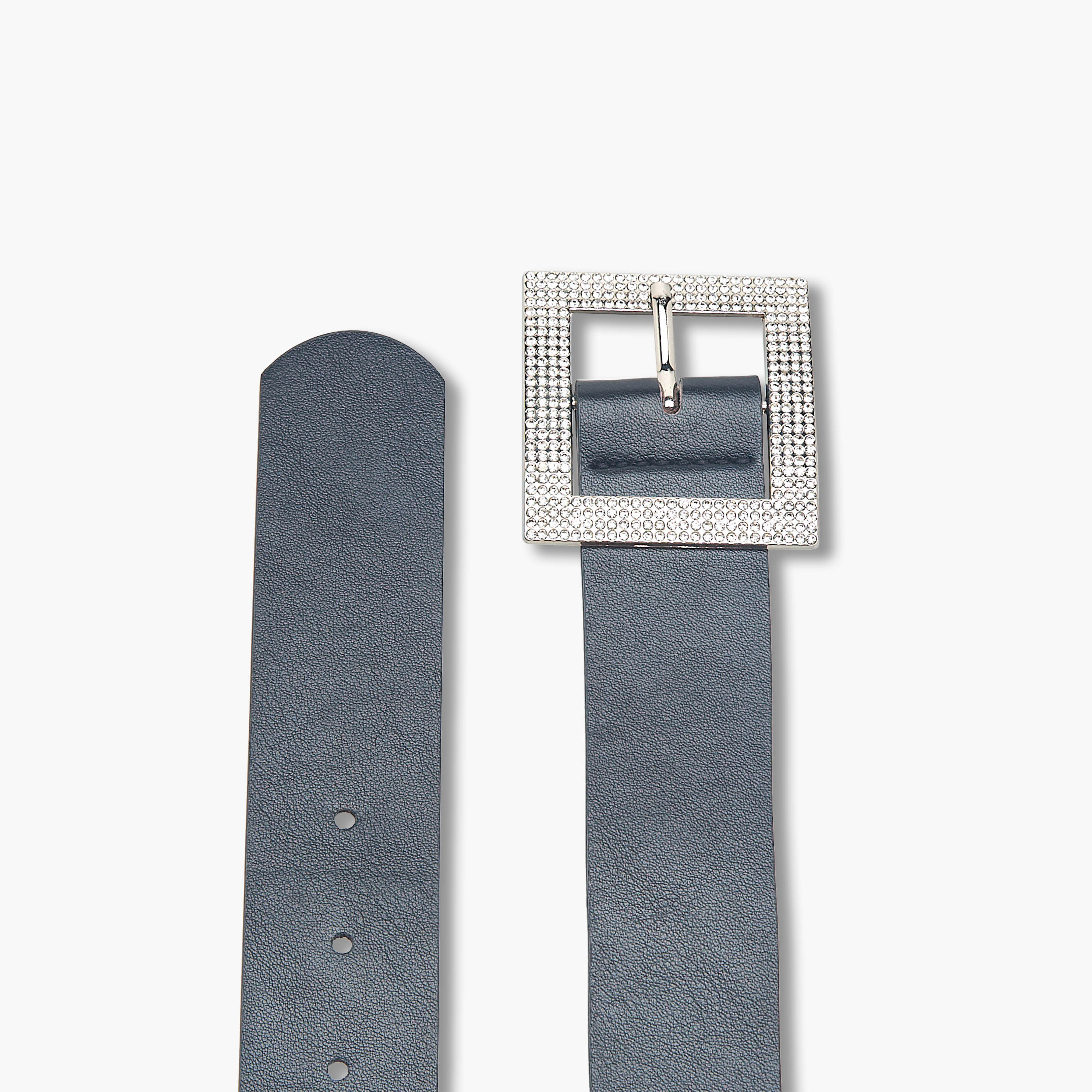 Polyeurathane Belt with Embellished Pin Buckle-women-clothingaccessories-belts-image-7
