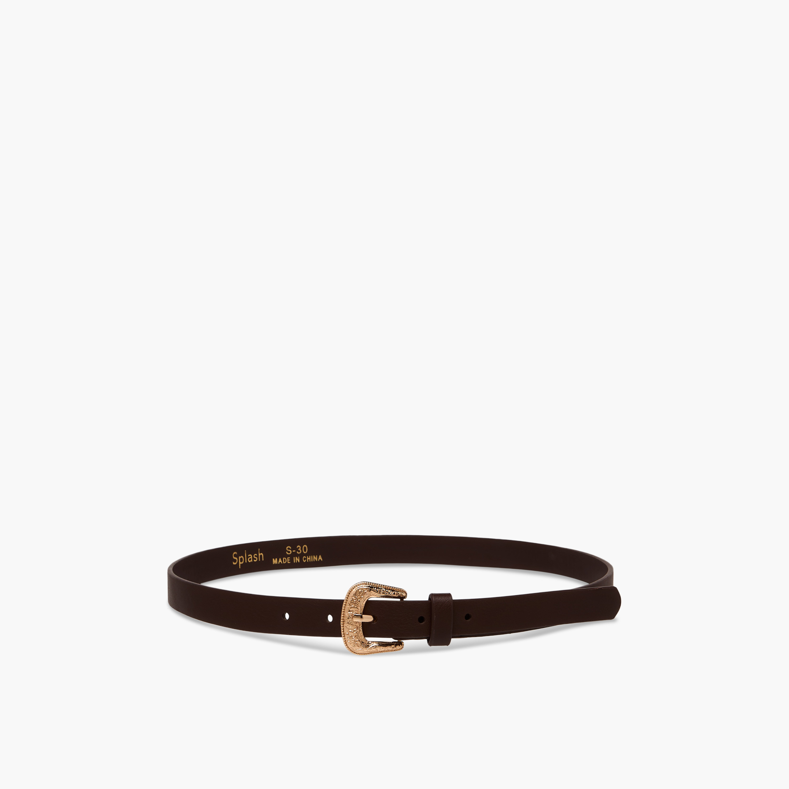 Faux Leather Belt with Curved Buckle - Set of 2-women-clothingaccessories-belts-image-8