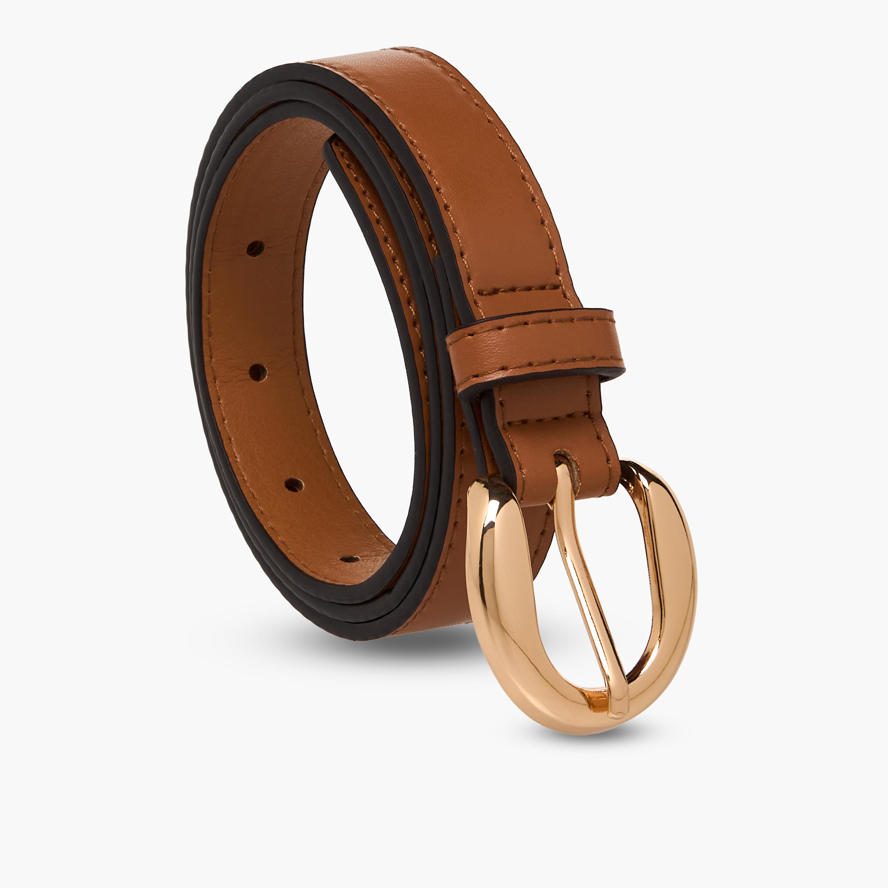 Faux Leather Belt with Curved Buckle - Set of 2-women-clothingaccessories-belts-image-4