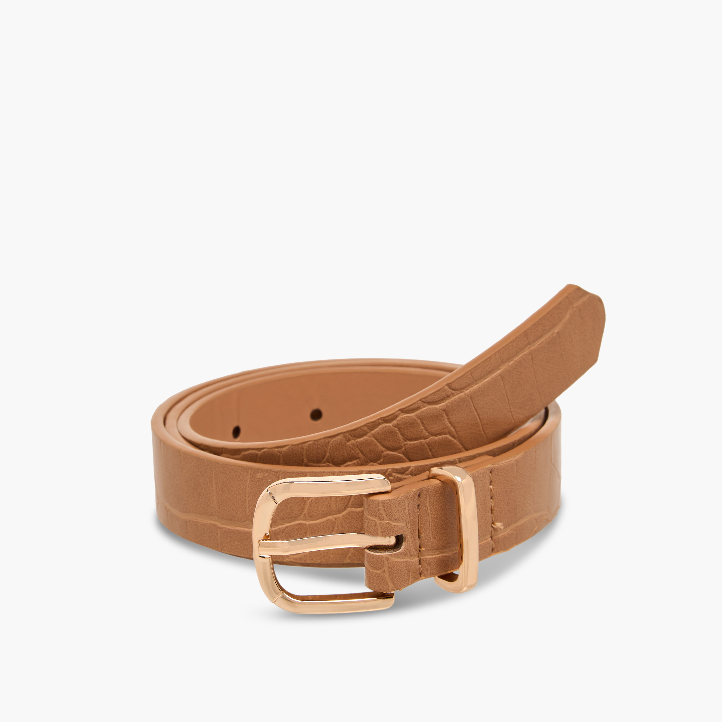 Faux Leather Belt with Pin Buckle Closure - Set of 2-women-clothingaccessories-belts-image-5