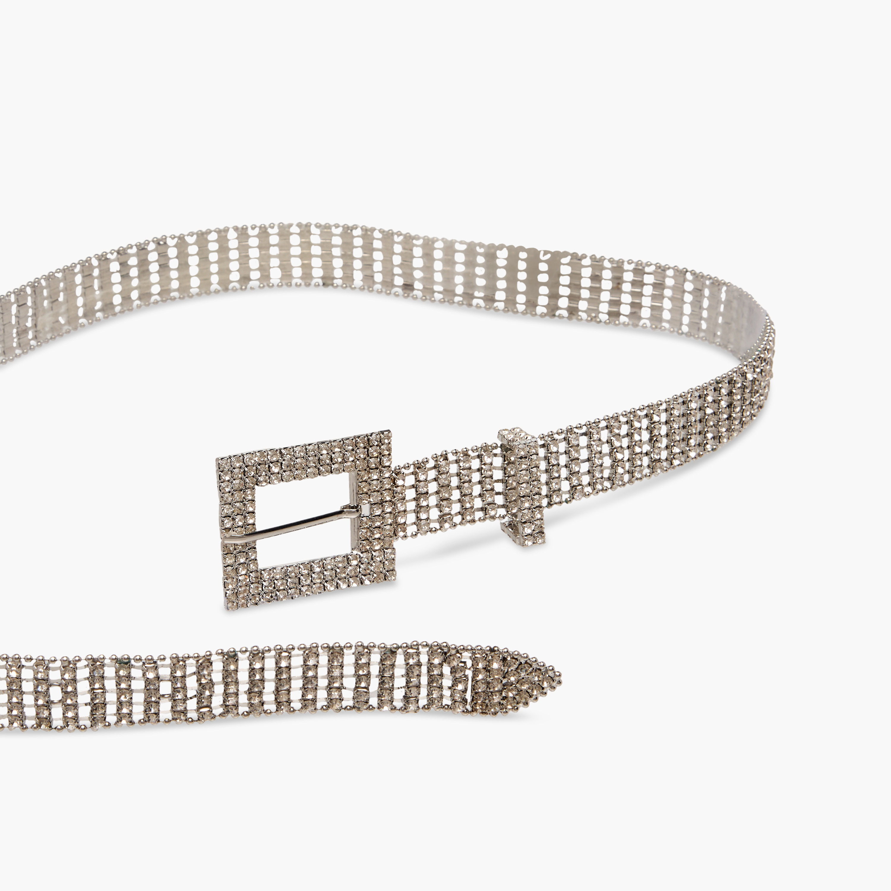 Metal Embellished Belt with Pin Buckle Closure-women-clothingaccessories-belts-image-5