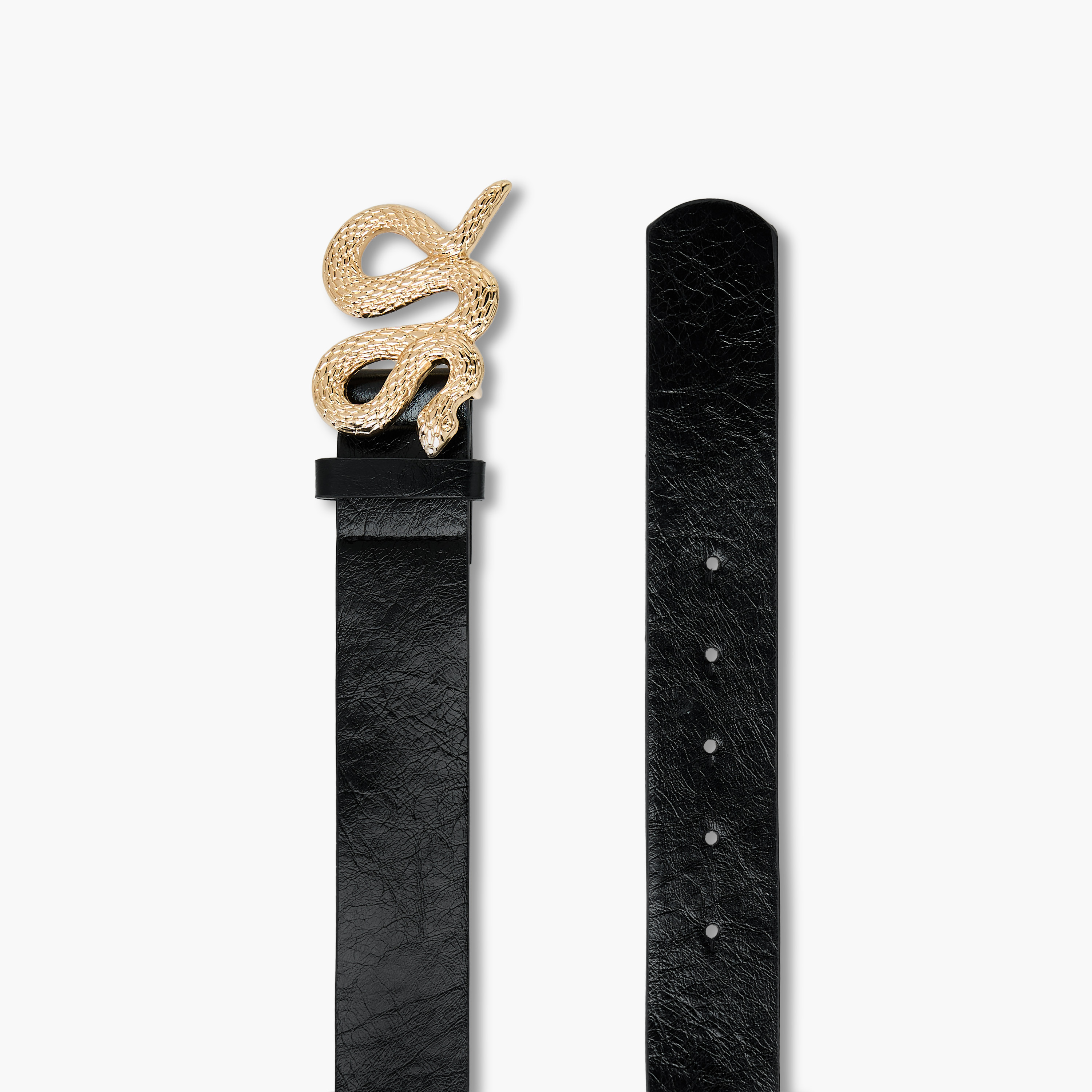 Faux Leather Belt with Serpent Buckle-women-clothingaccessories-belts-image-4
