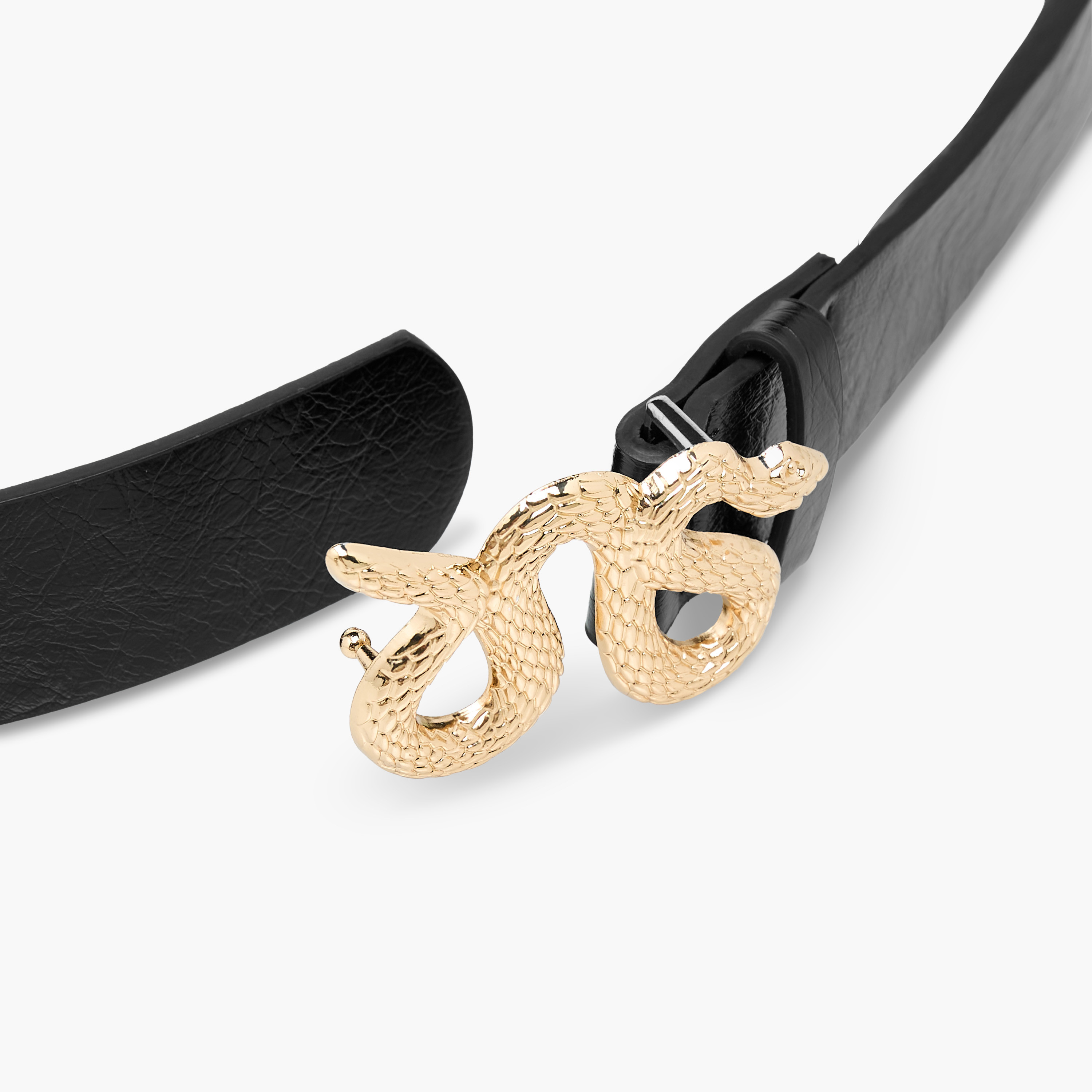 Faux Leather Belt with Serpent Buckle-women-clothingaccessories-belts-image-6