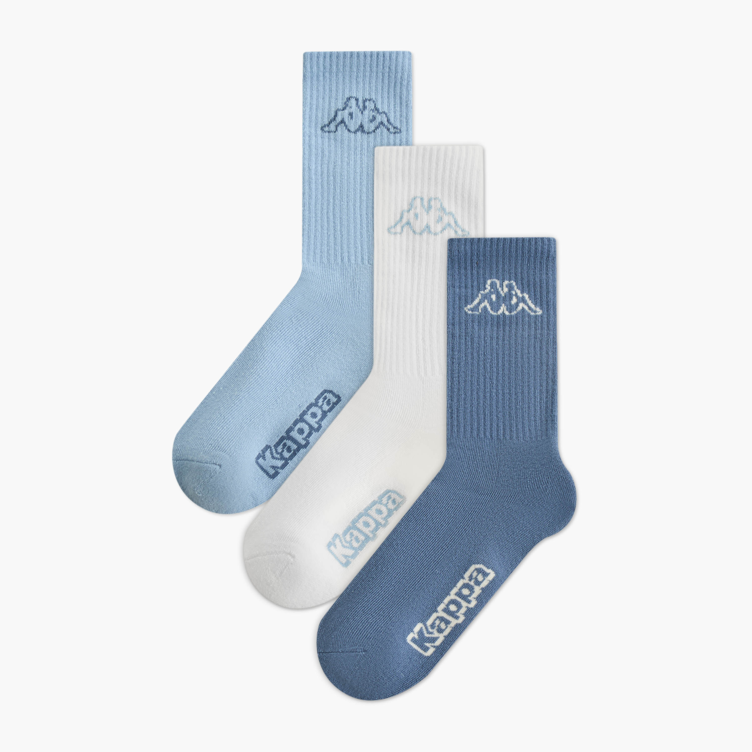 Kappa Pack of 3 Crew Length Socks-women-socksandstockings-image-1