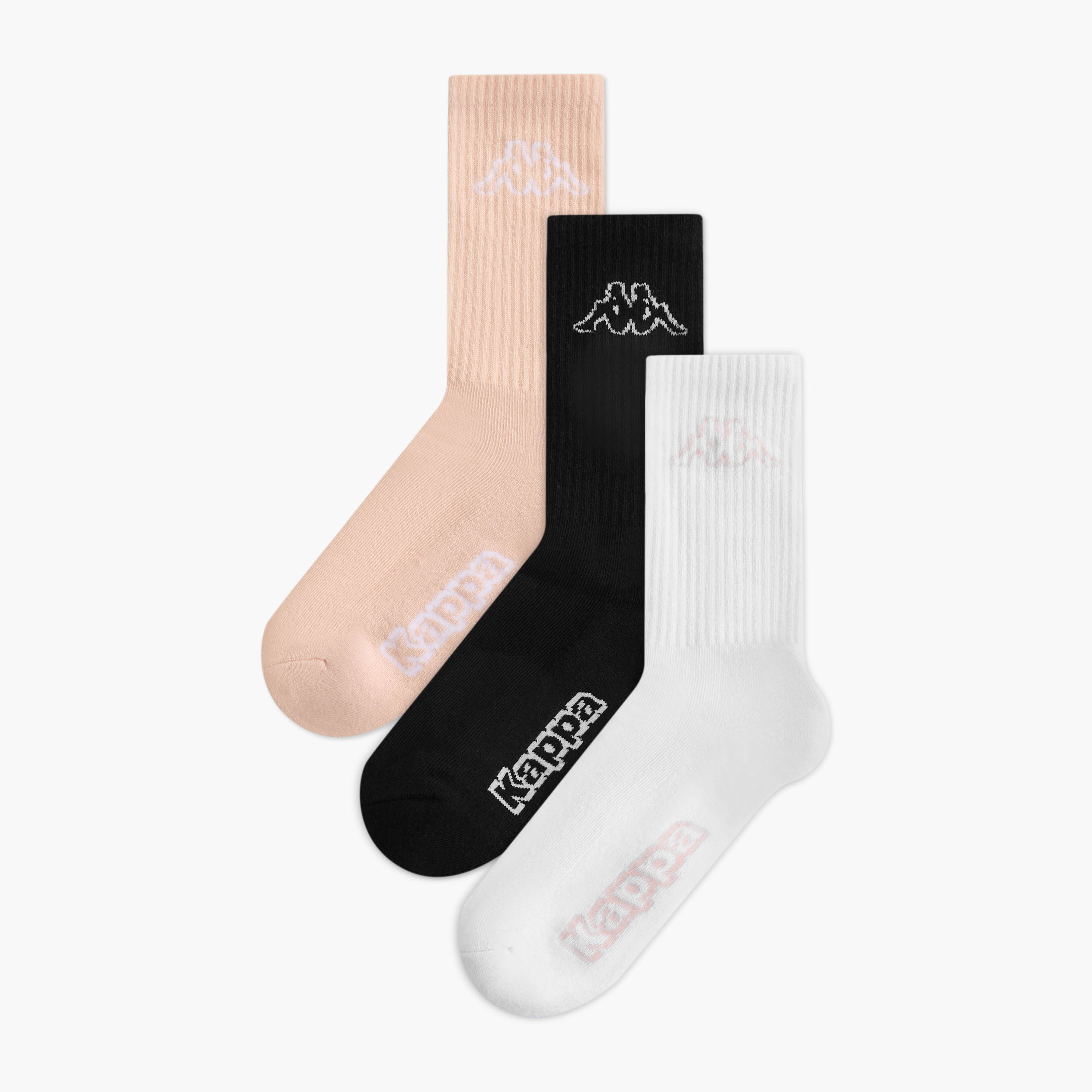 Kappa Pack of 3 Crew Length Socks-women-socksandstockings-image-1