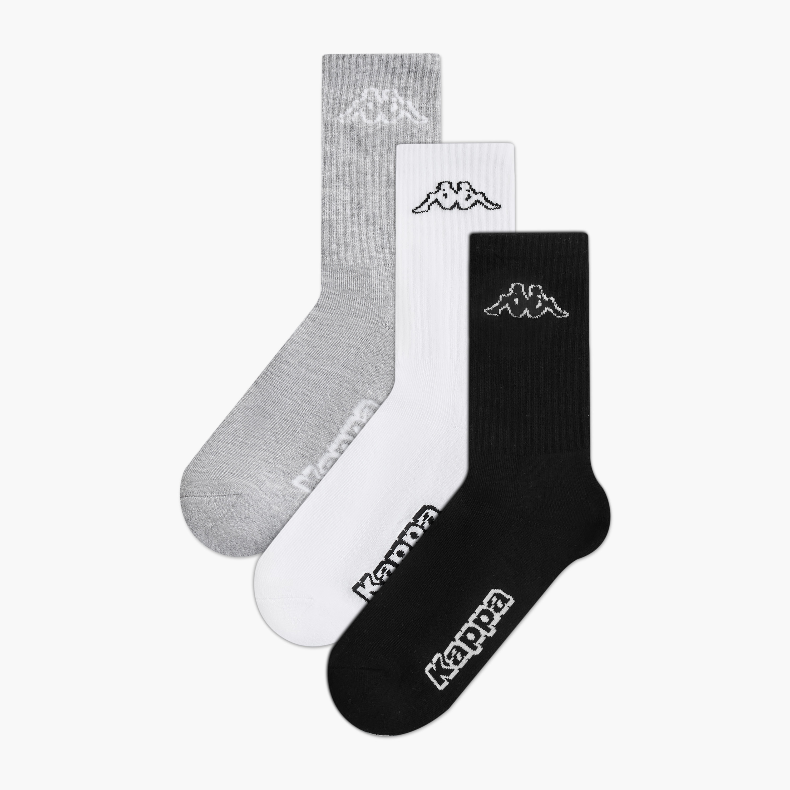Kappa Pack of 3 Crew Length Socks-women-socksandstockings-image-1