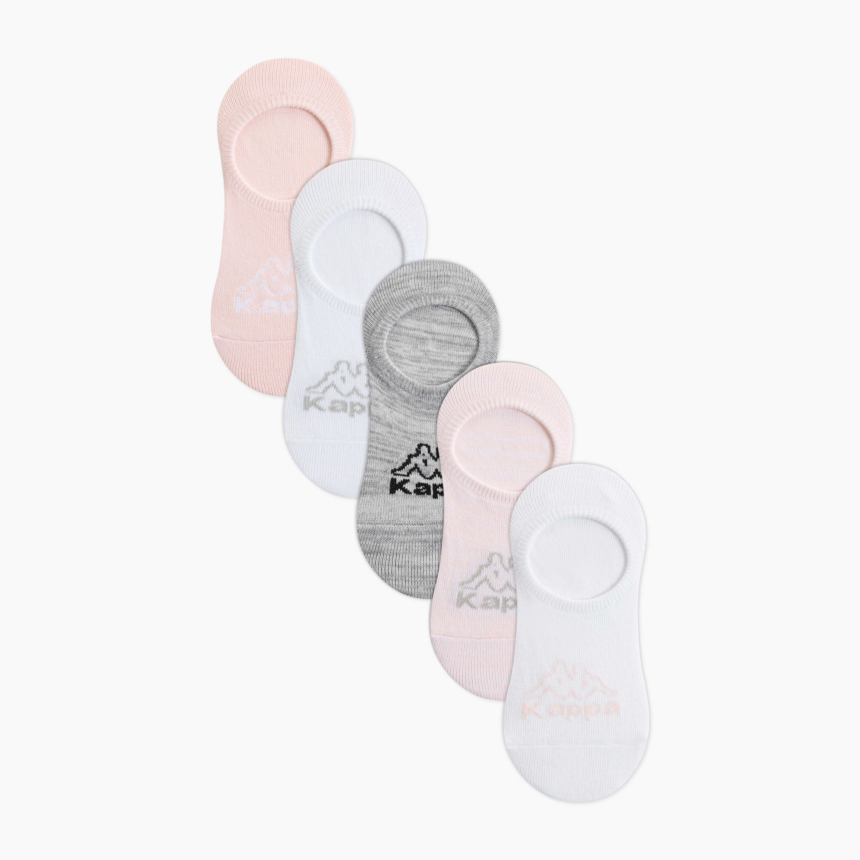Kappa Pack of 5 Invisible Socks-women-socksandstockings-image-1