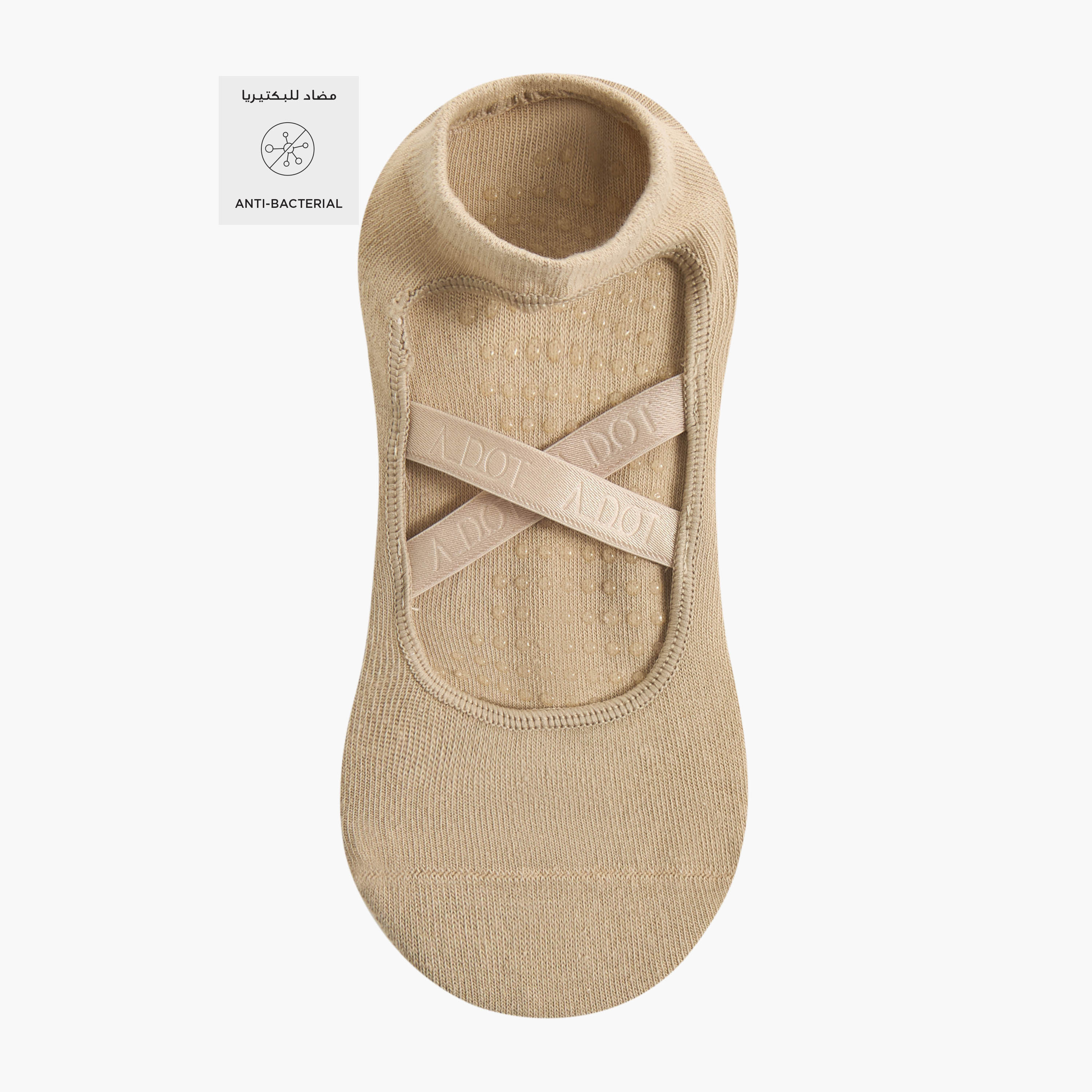 Pack of 2 Yoga Footsie Socks-women-socksandstockings-image-2
