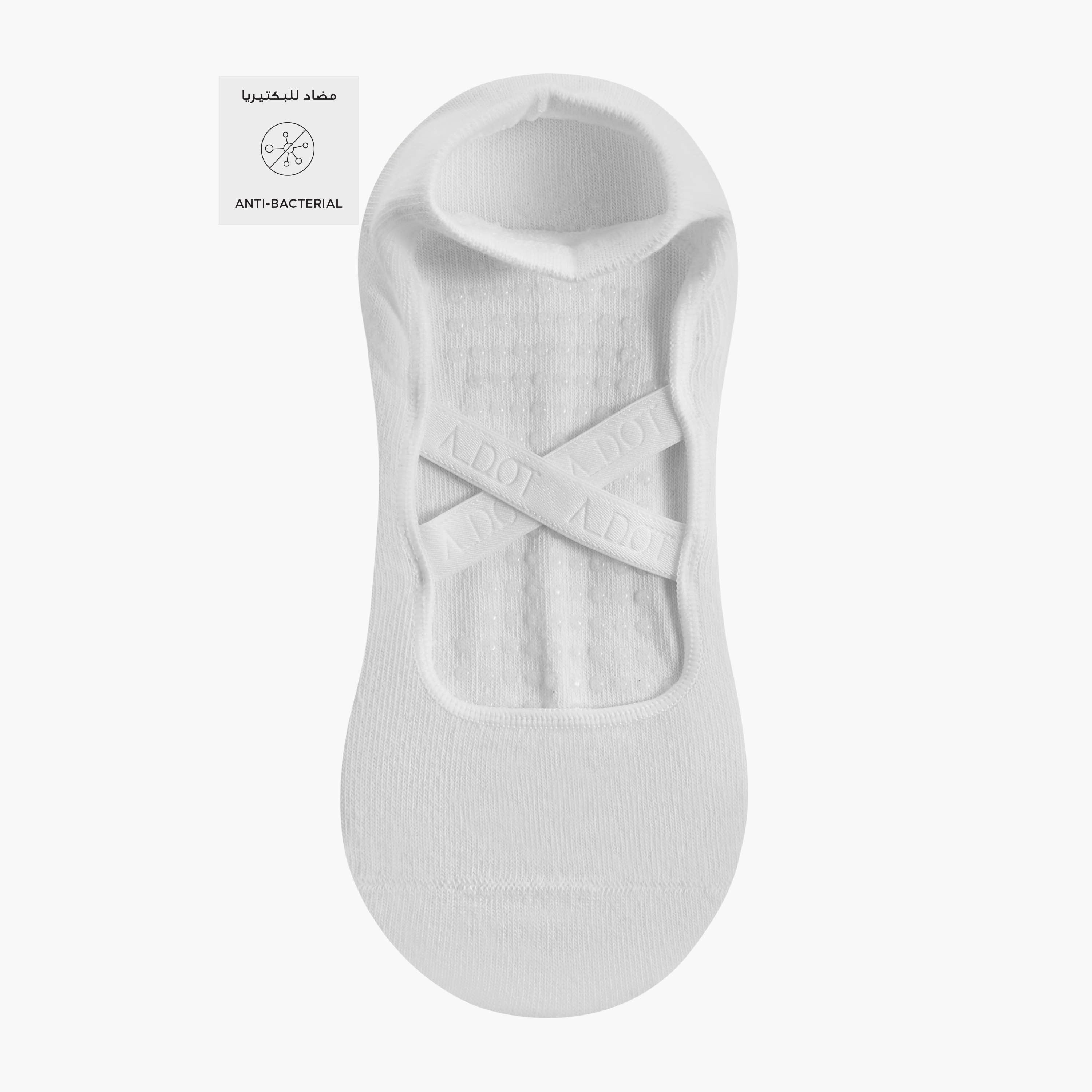 Pack of 2 Yoga Footsie Socks-women-socksandstockings-image-2