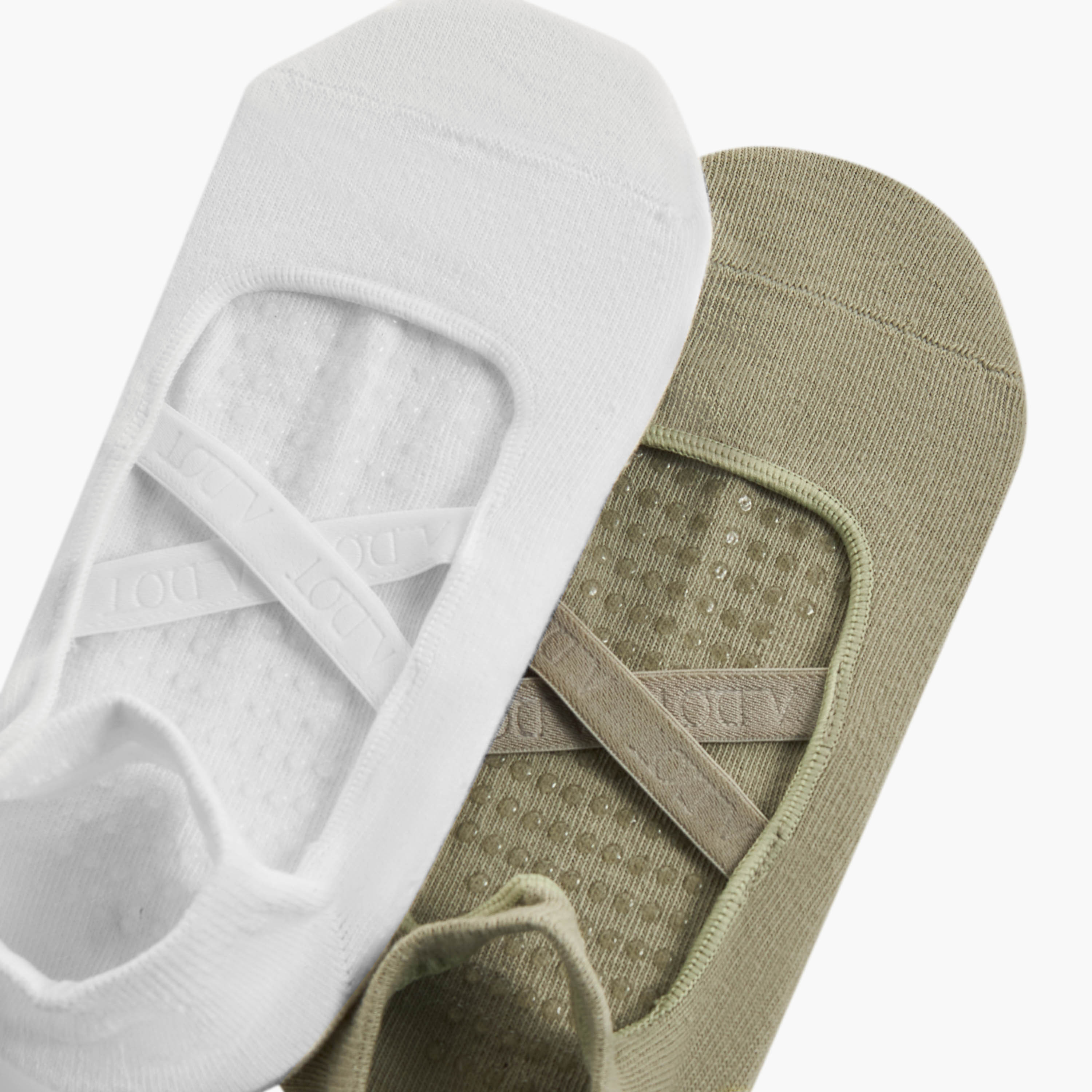 Pack of 2 Yoga Footsie Socks-women-socksandstockings-image-3