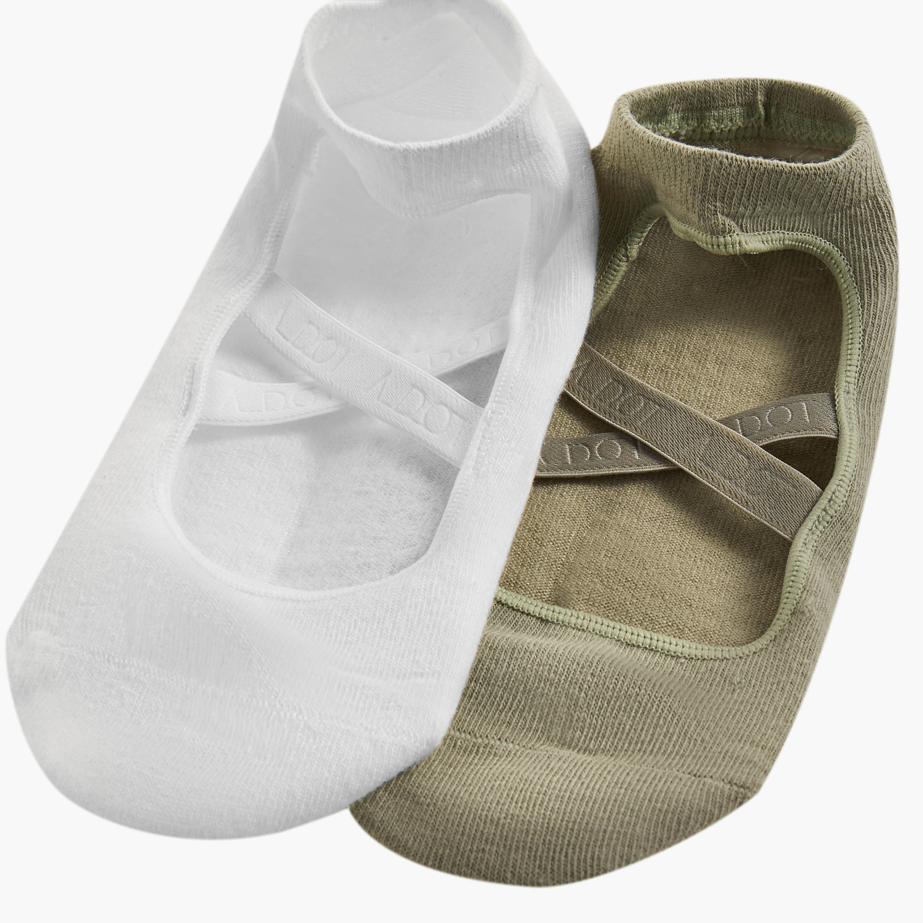 Pack of 2 Yoga Footsie Socks-women-socksandstockings-image-4