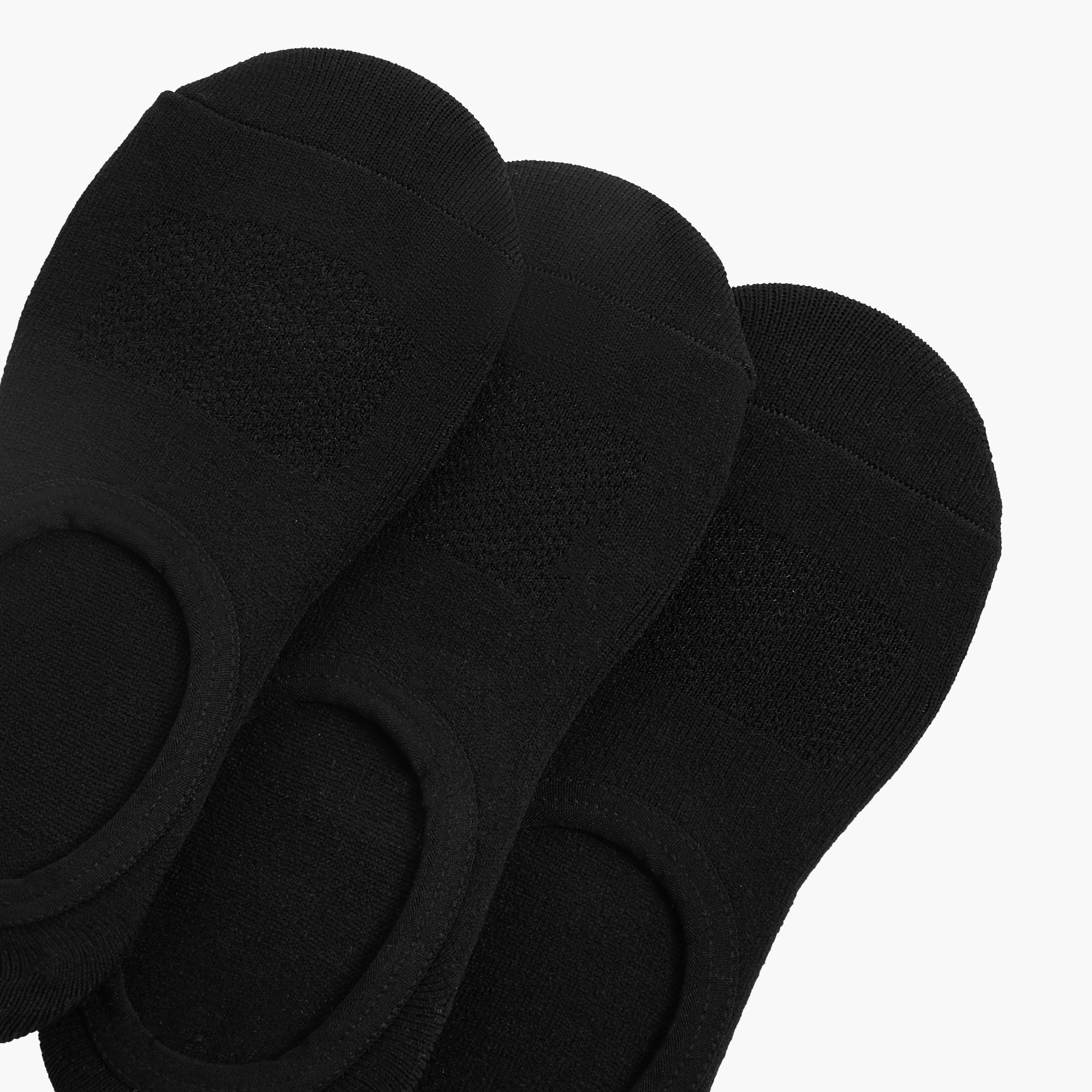 Pack of 3 No Show Microfibre Socks-women-socksandstockings-image-4