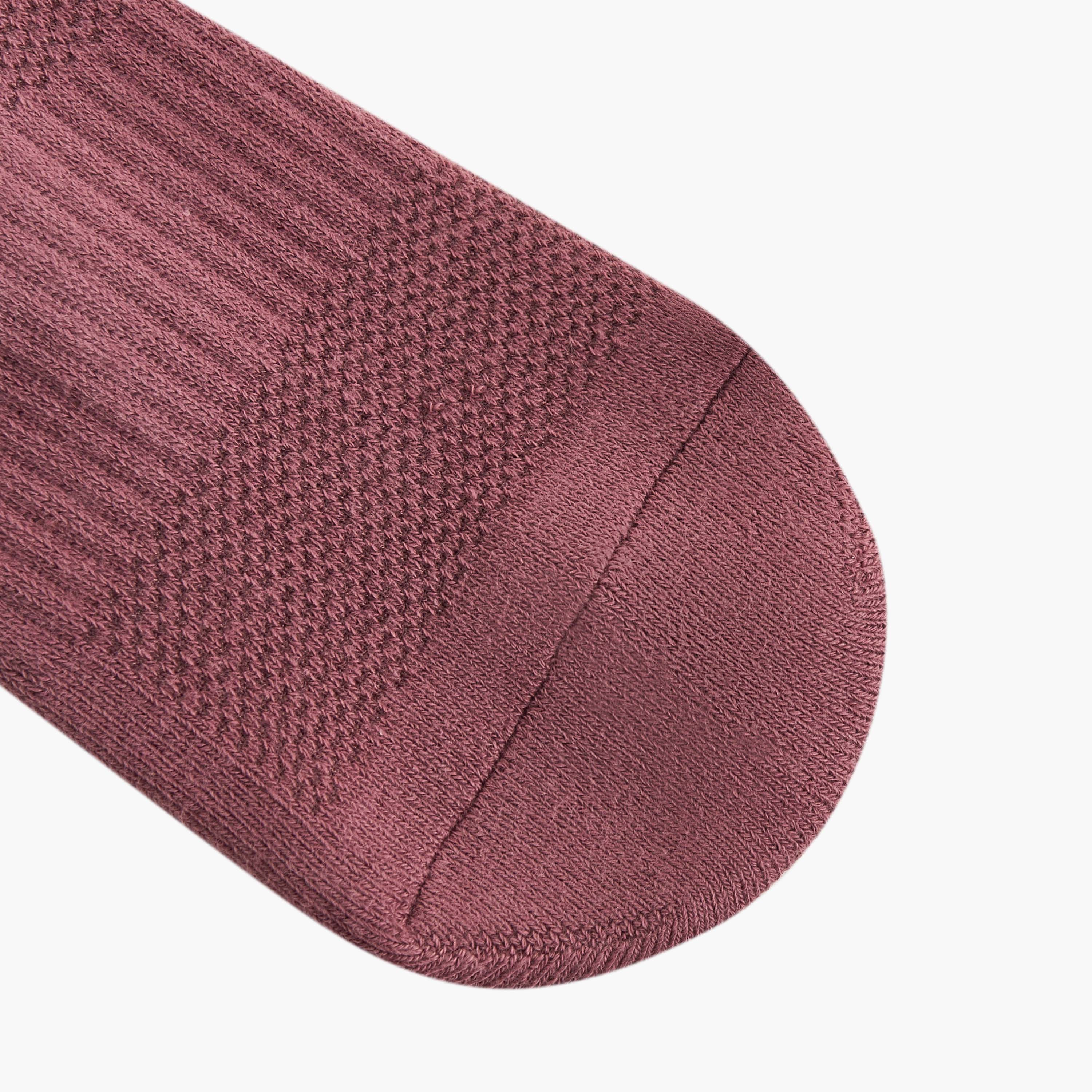 Pack of 5 Terry Ankle Length Sports Trainer Socks-women-socksandstockings-image-3