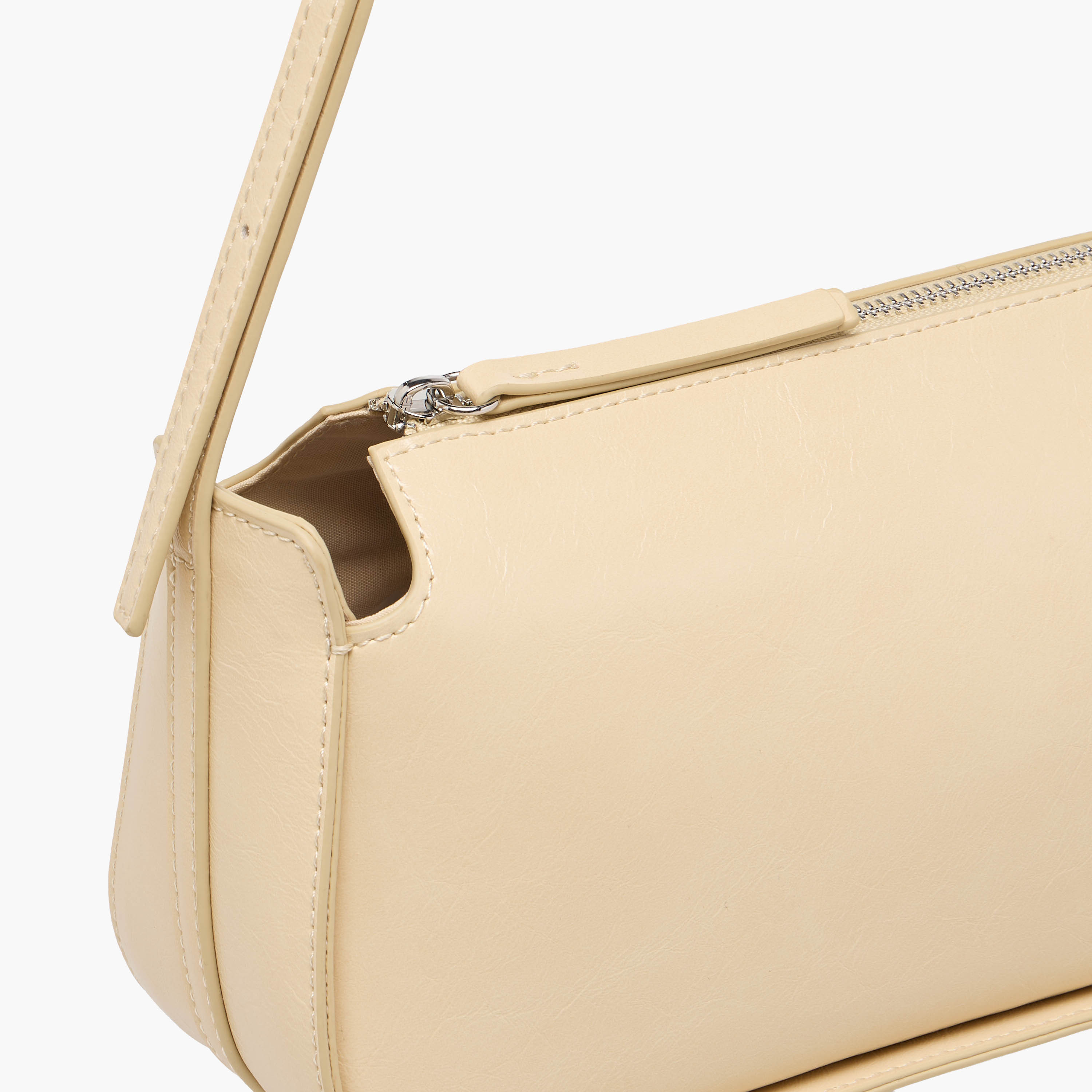 Textured Shoulder Bag with Zip Closure-women-bagsandwallets-handbags-image-5