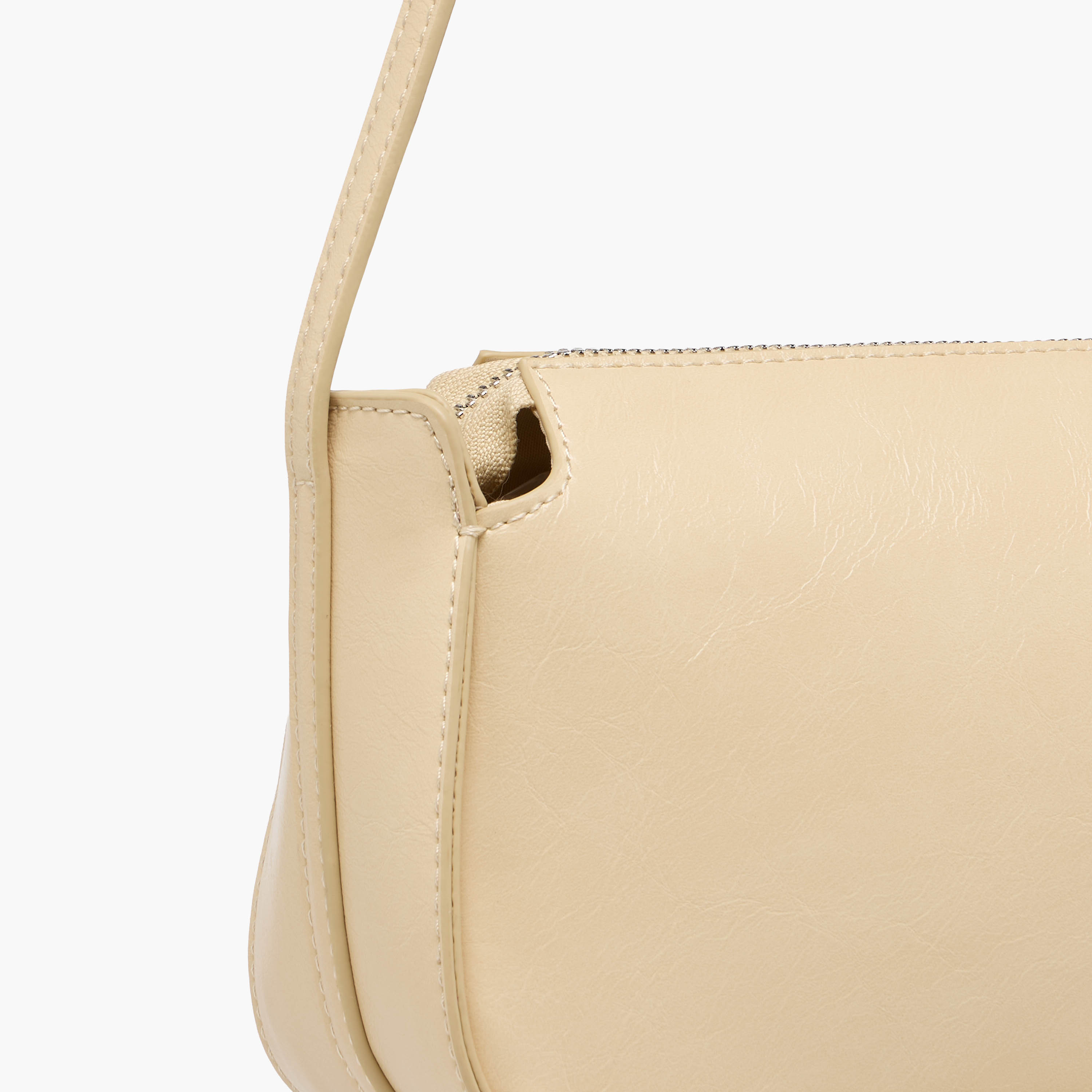 Textured Shoulder Bag with Zip Closure-women-bagsandwallets-handbags-image-6