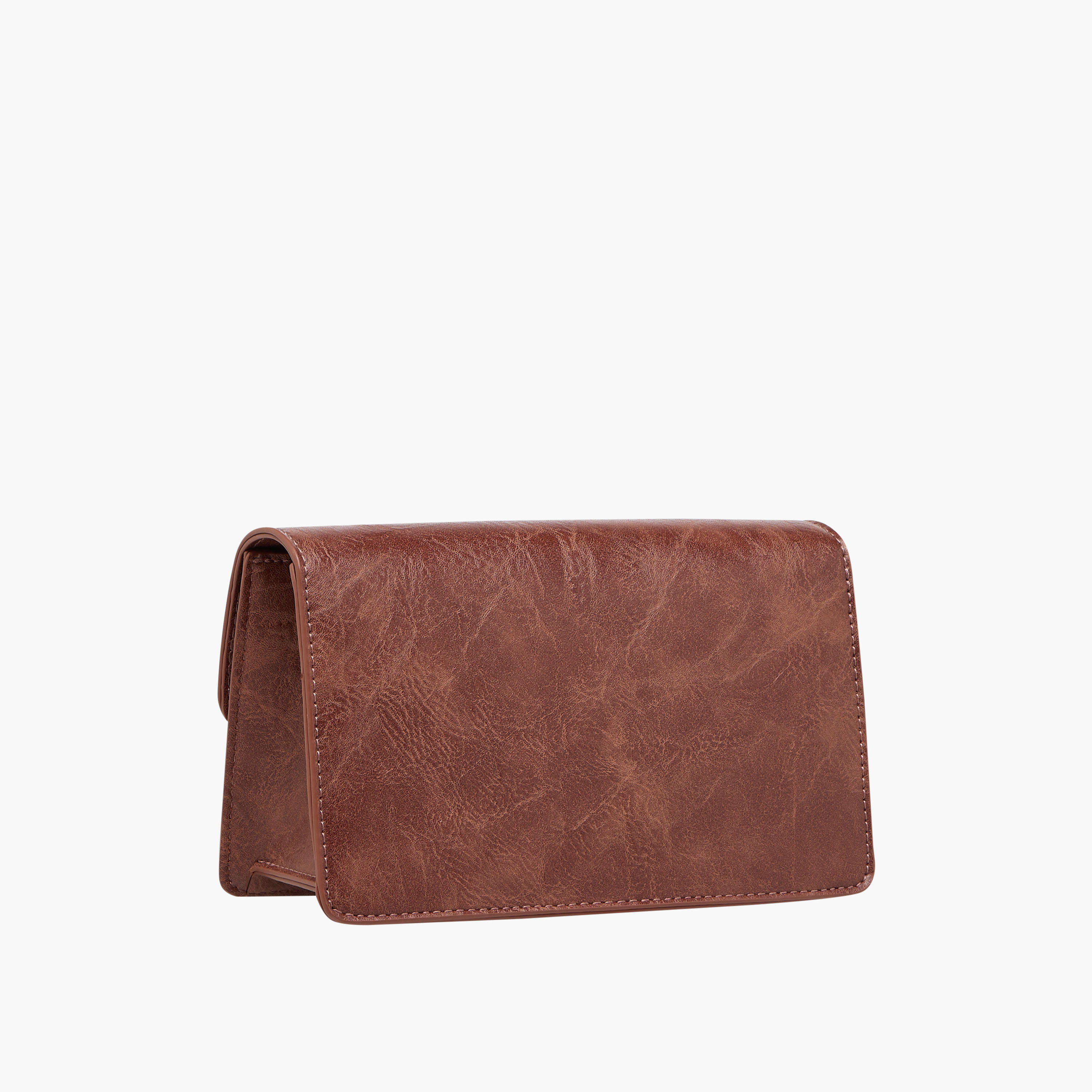 Metal Trim Crossbody Bag with Adjustable Strap-women-bagsandwallets-handbags-image-4