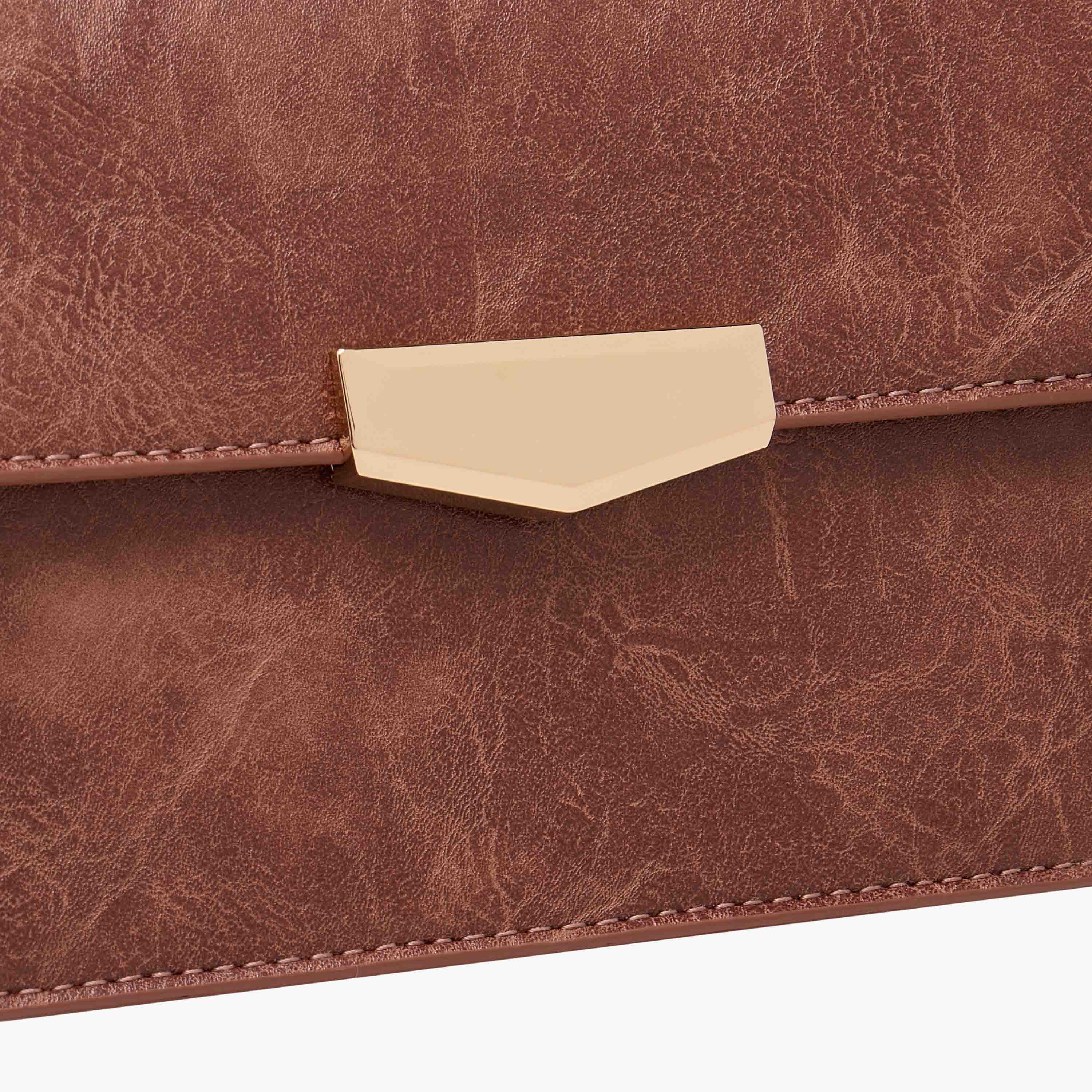 Metal Trim Crossbody Bag with Adjustable Strap-women-bagsandwallets-handbags-image-5