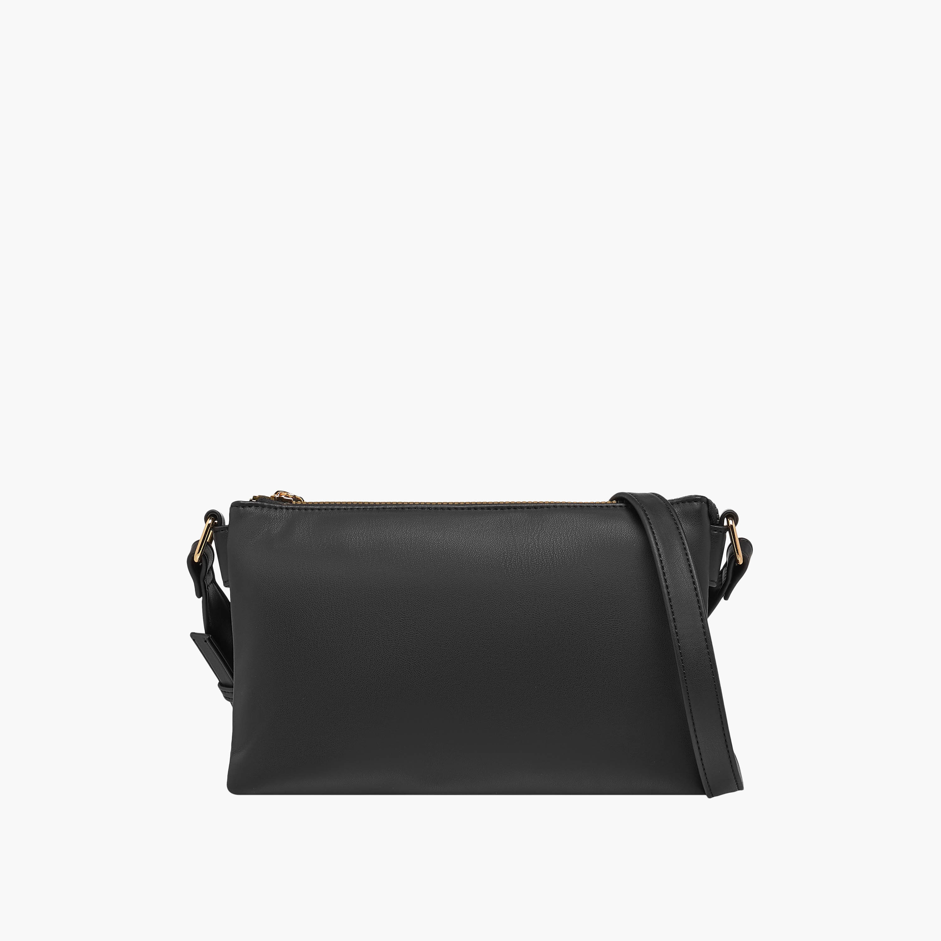 Textured Crossbody Bag with Zip Closure-women-bagsandwallets-handbags-image-1