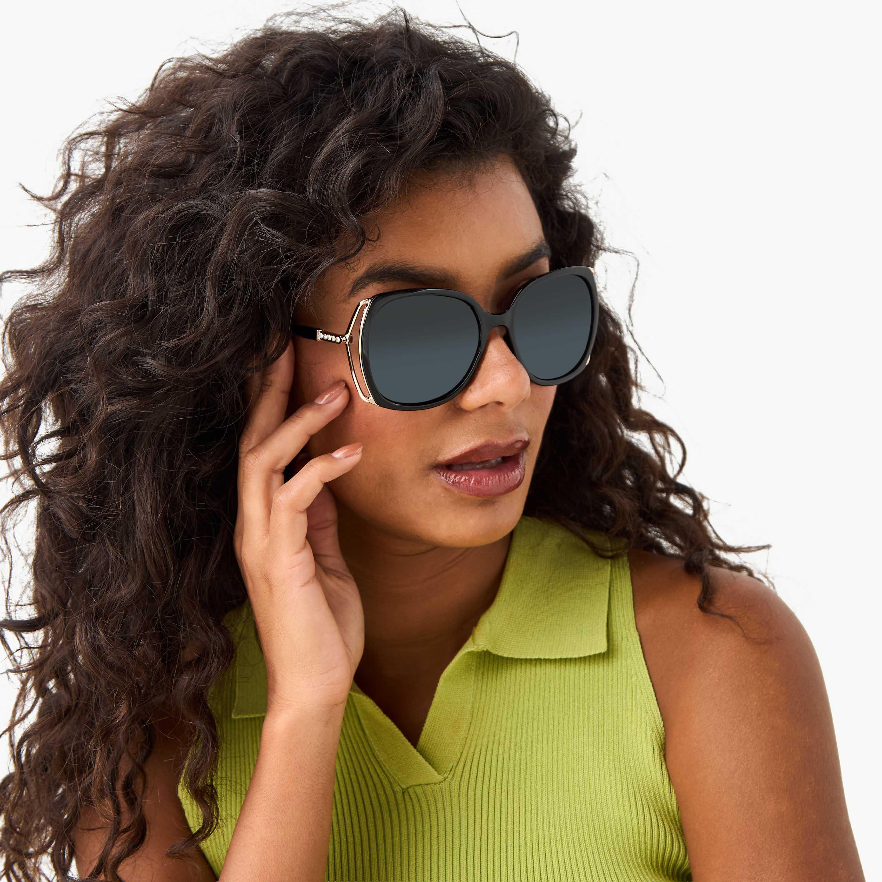 Women Sunglasses Butterfly UV Protection Black Lens-women-sunglasses-image-2
