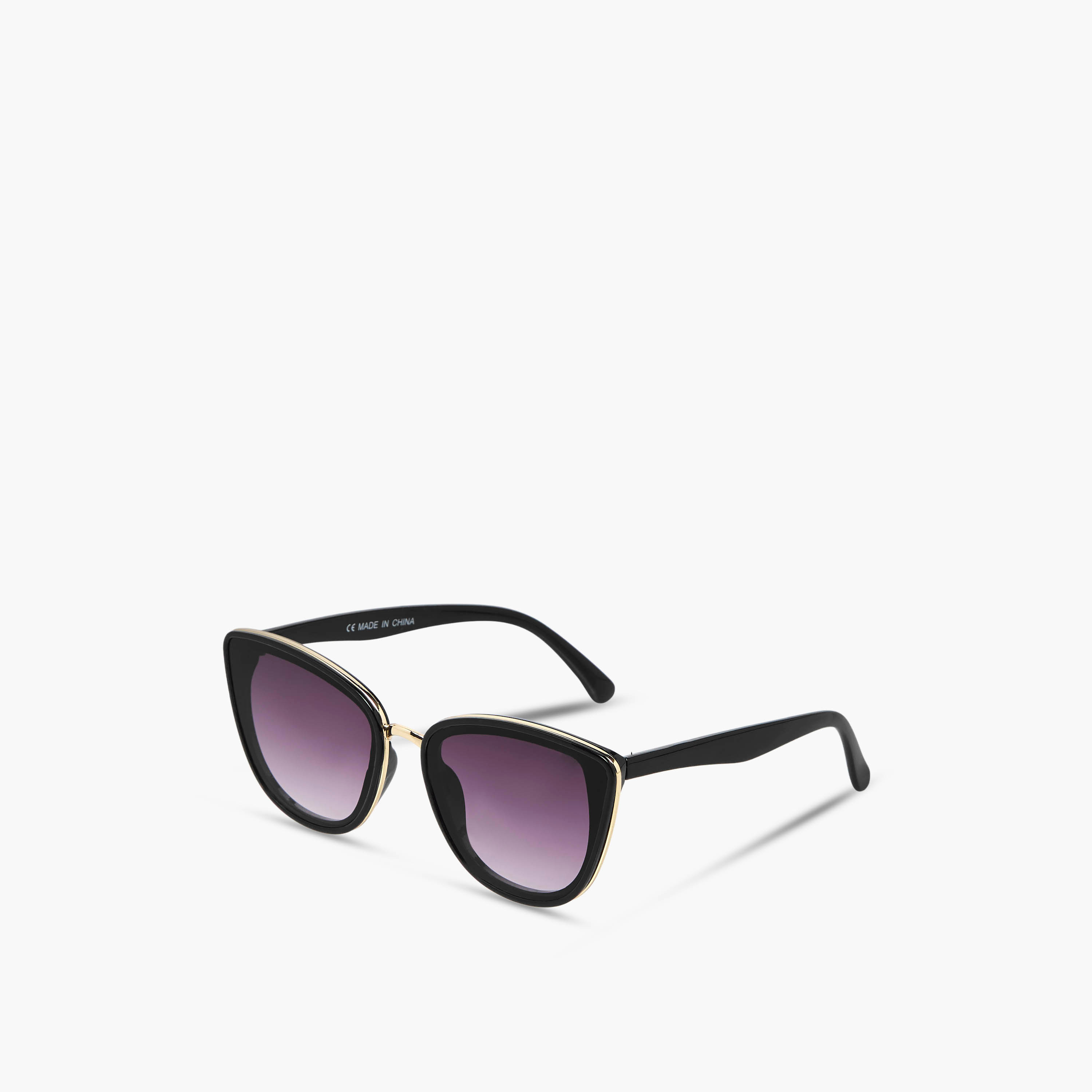 Women Sunglasses Cat Eye UV Protection Purple Lens-women-sunglasses-image-1